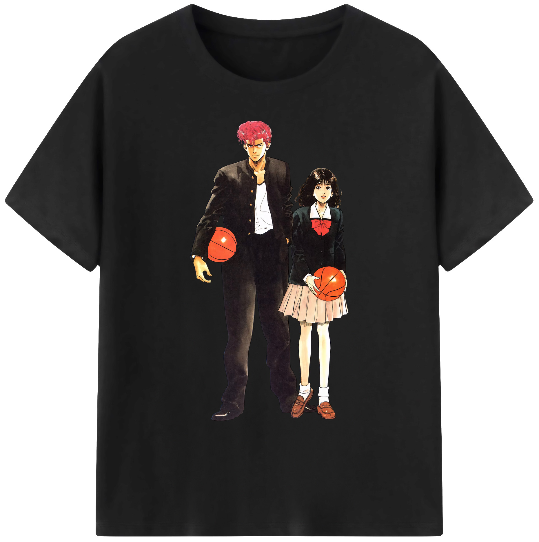 （画像用） SLAM DUNK／スラムダンク 綿100％ メンズ半袖Tシャツ｜肌触りやわらか＆通気性