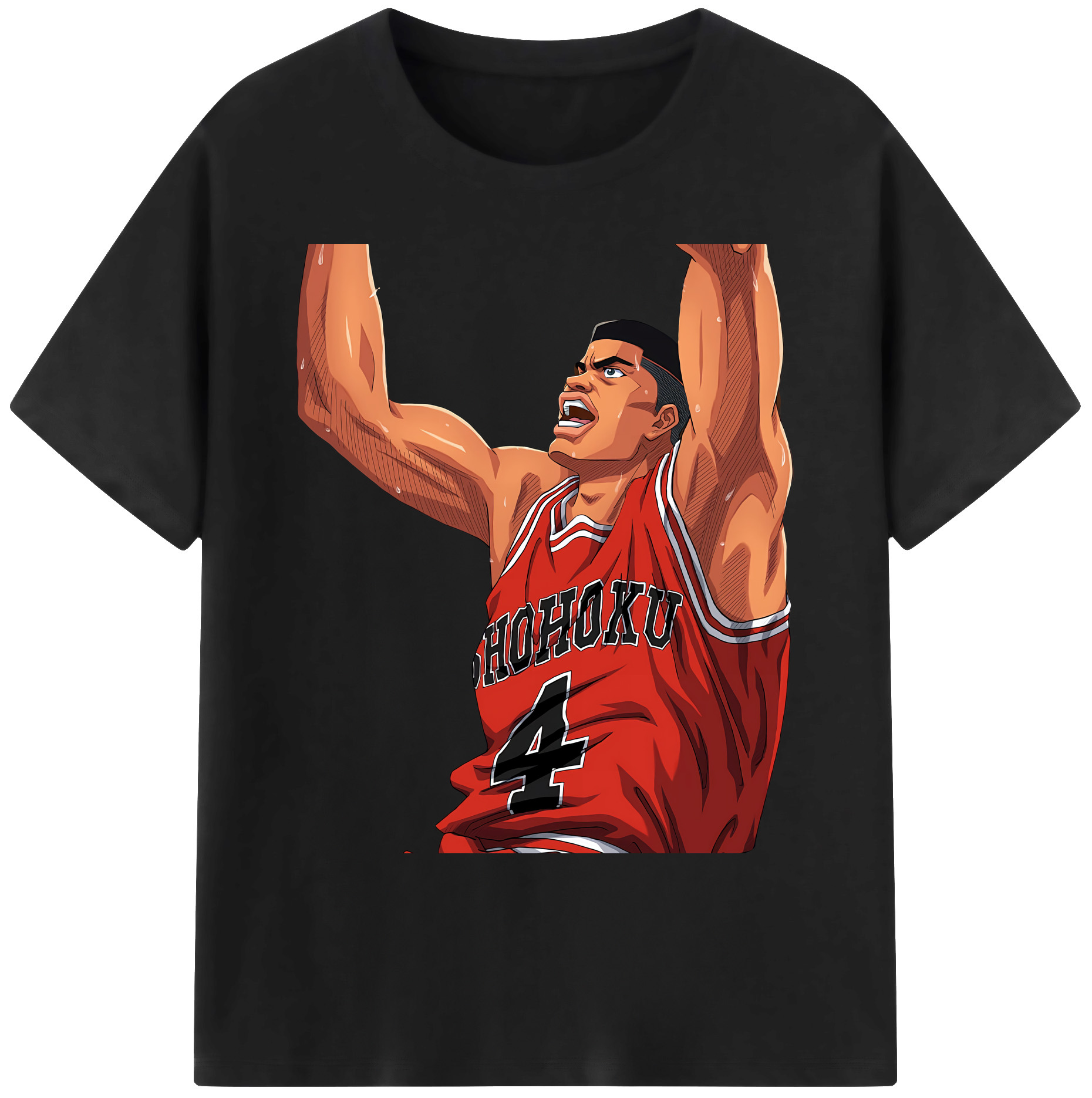 （画像用） SLAM DUNK／スラムダンク 綿100％ メンズ半袖Tシャツ｜肌触りやわらか＆通気性