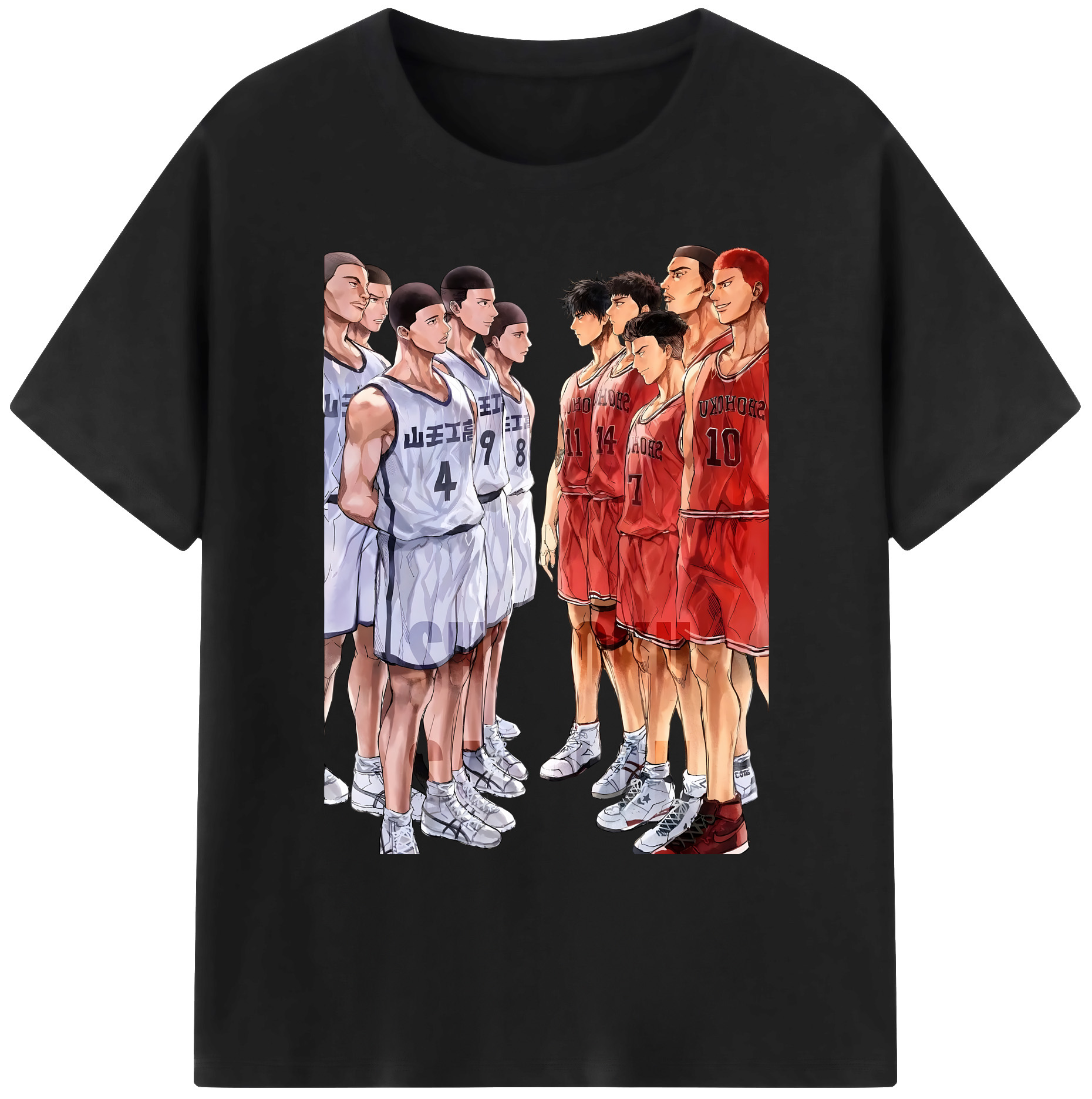 （画像用） SLAM DUNK／スラムダンク 綿100％ メンズ半袖Tシャツ｜肌触りやわらか＆通気性