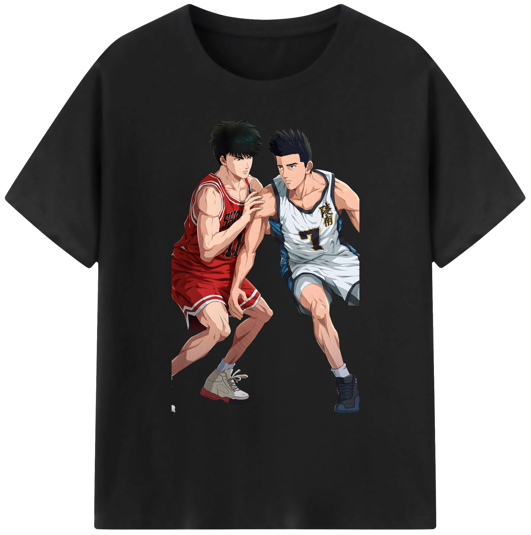（画像用） SLAM DUNK／スラムダンク 綿100％ メンズ半袖Tシャツ｜肌触りやわらか＆通気性