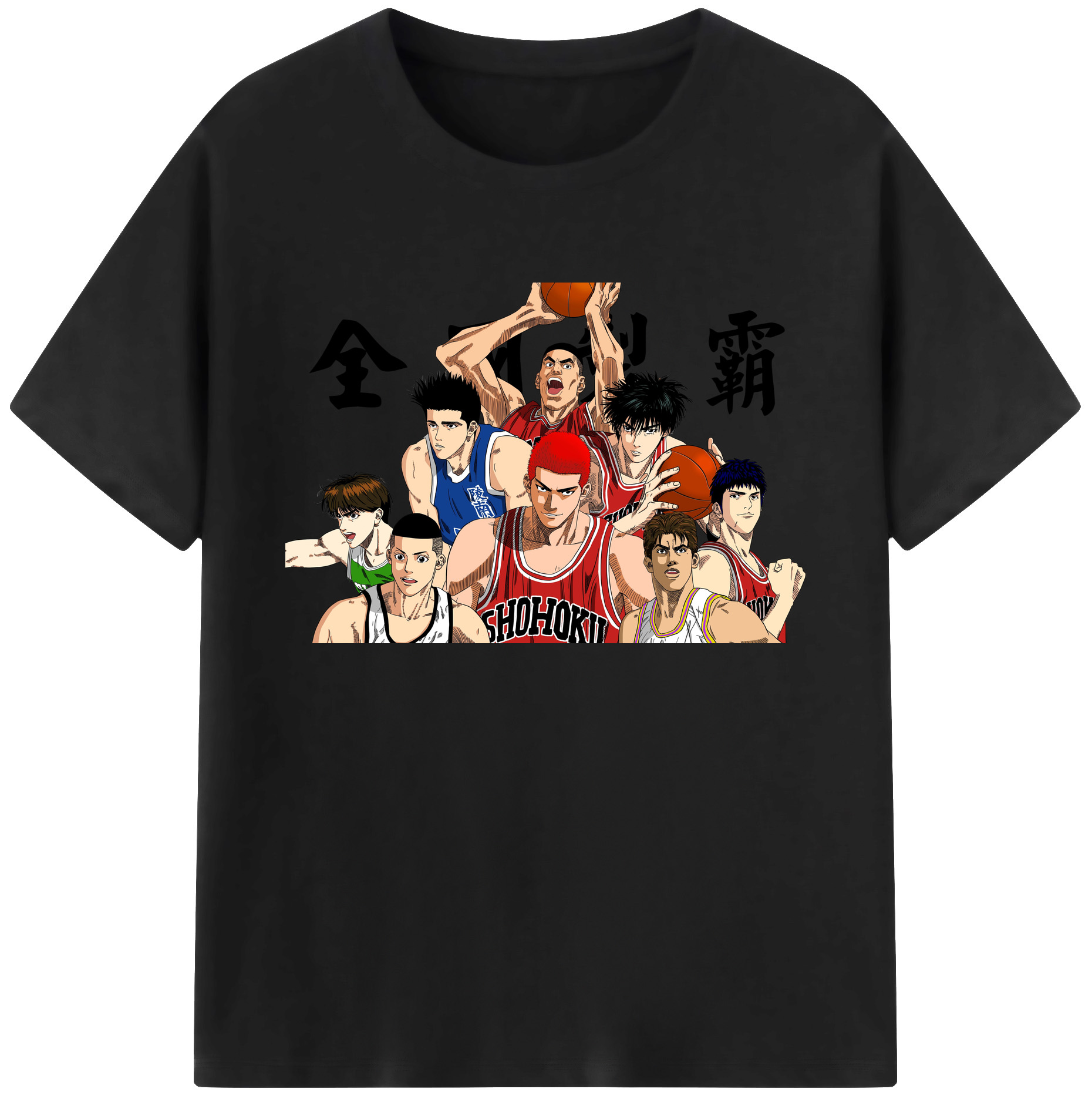 （画像用） SLAM DUNK／スラムダンク 綿100％ メンズ半袖Tシャツ｜肌触りやわらか＆通気性