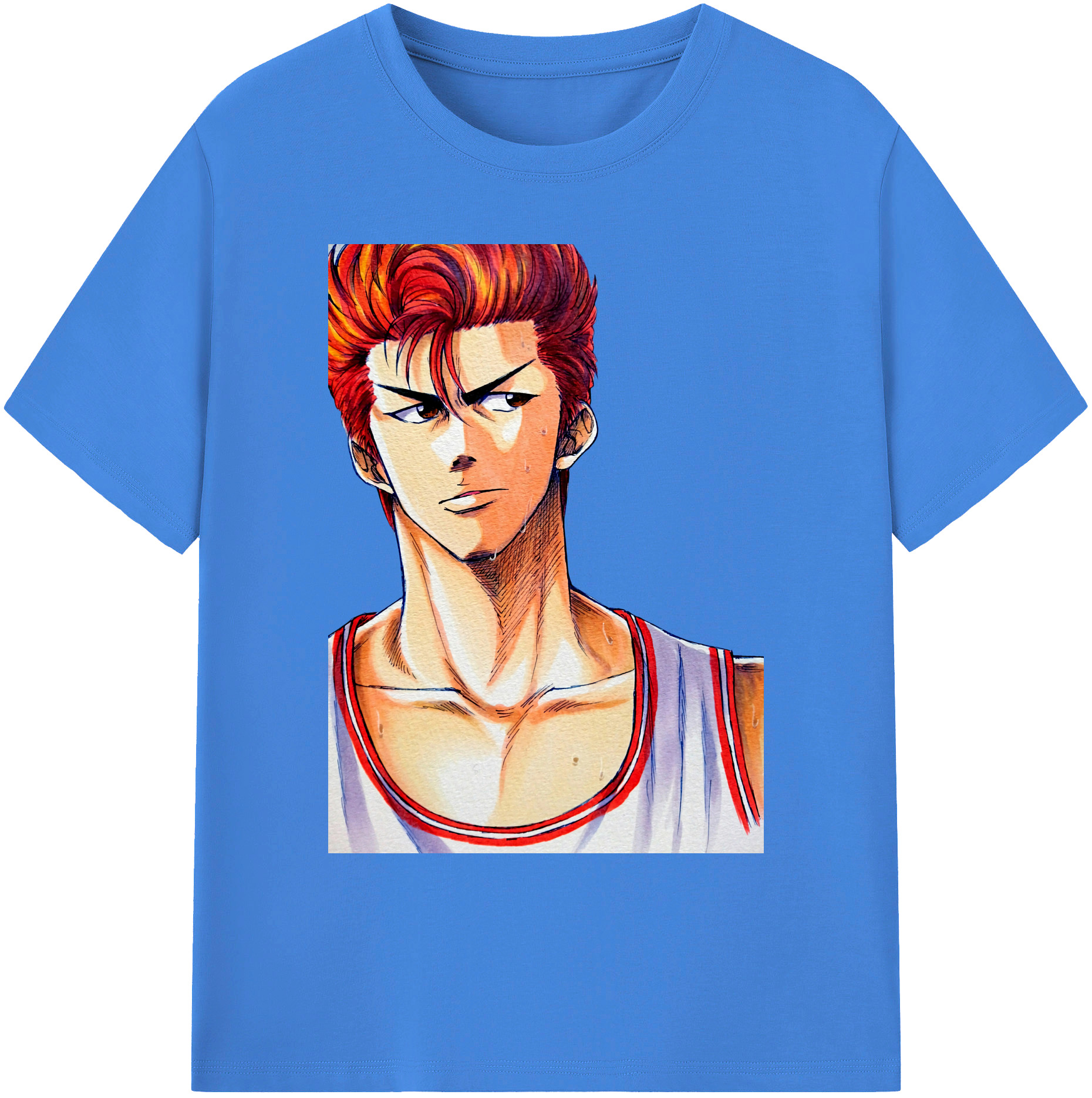 （画像用） SLAM DUNK／スラムダンク 綿100％ メンズ半袖Tシャツ｜肌触りやわらか＆通気性