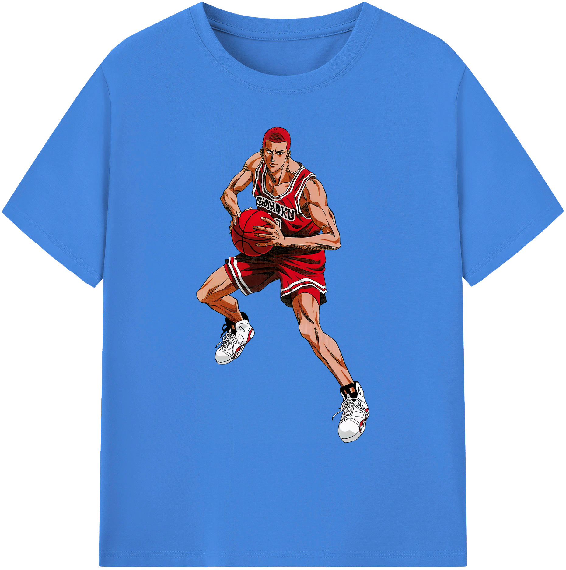 （画像用） SLAM DUNK／スラムダンク 綿100％ メンズ半袖Tシャツ｜肌触りやわらか＆通気性