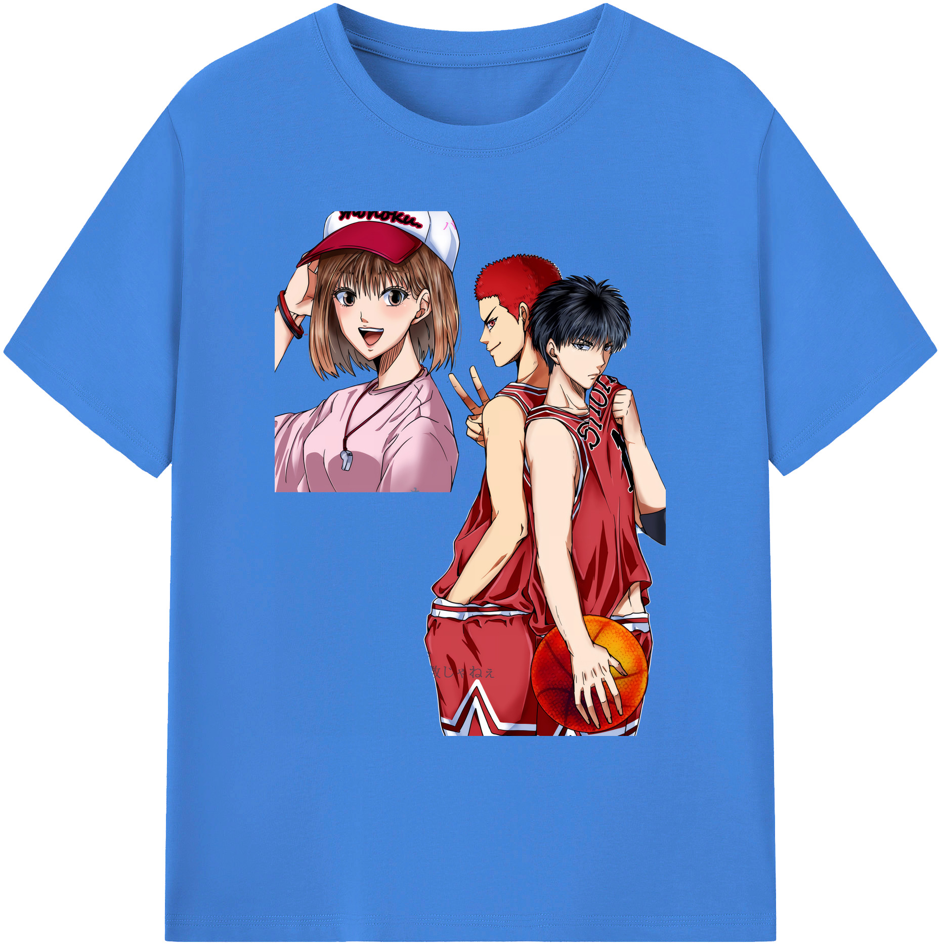 （画像用） SLAM DUNK／スラムダンク 綿100％ メンズ半袖Tシャツ｜肌触りやわらか＆通気性