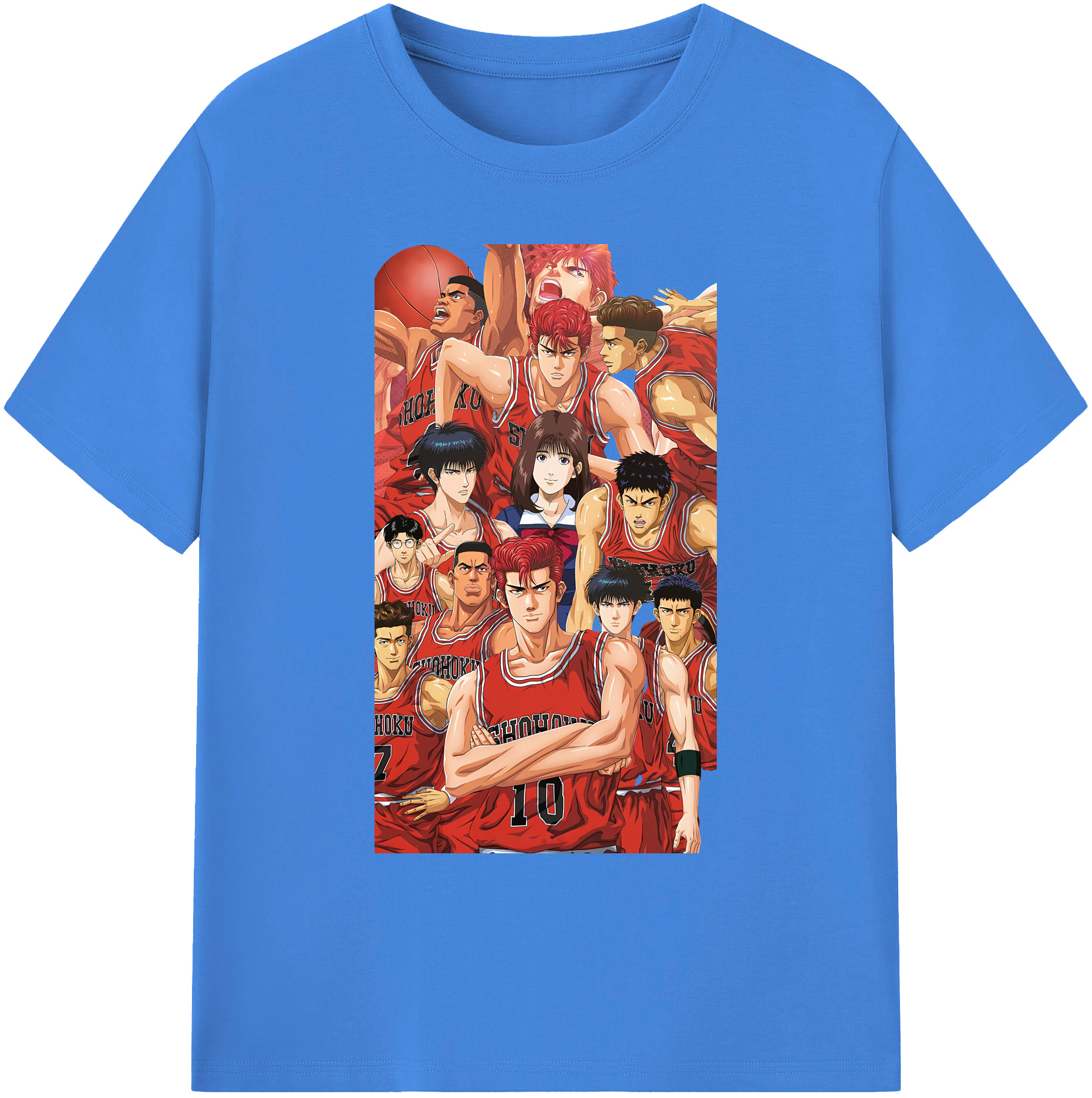 （画像用） SLAM DUNK／スラムダンク 綿100％ メンズ半袖Tシャツ｜肌触りやわらか＆通気性