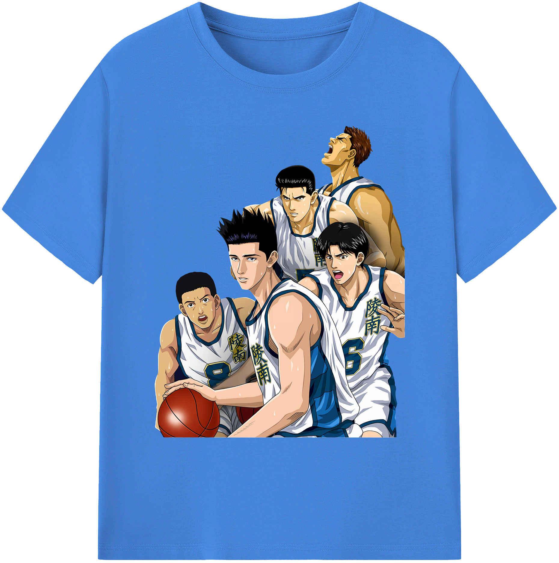（画像用） SLAM DUNK／スラムダンク 綿100％ メンズ半袖Tシャツ｜肌触りやわらか＆通気性