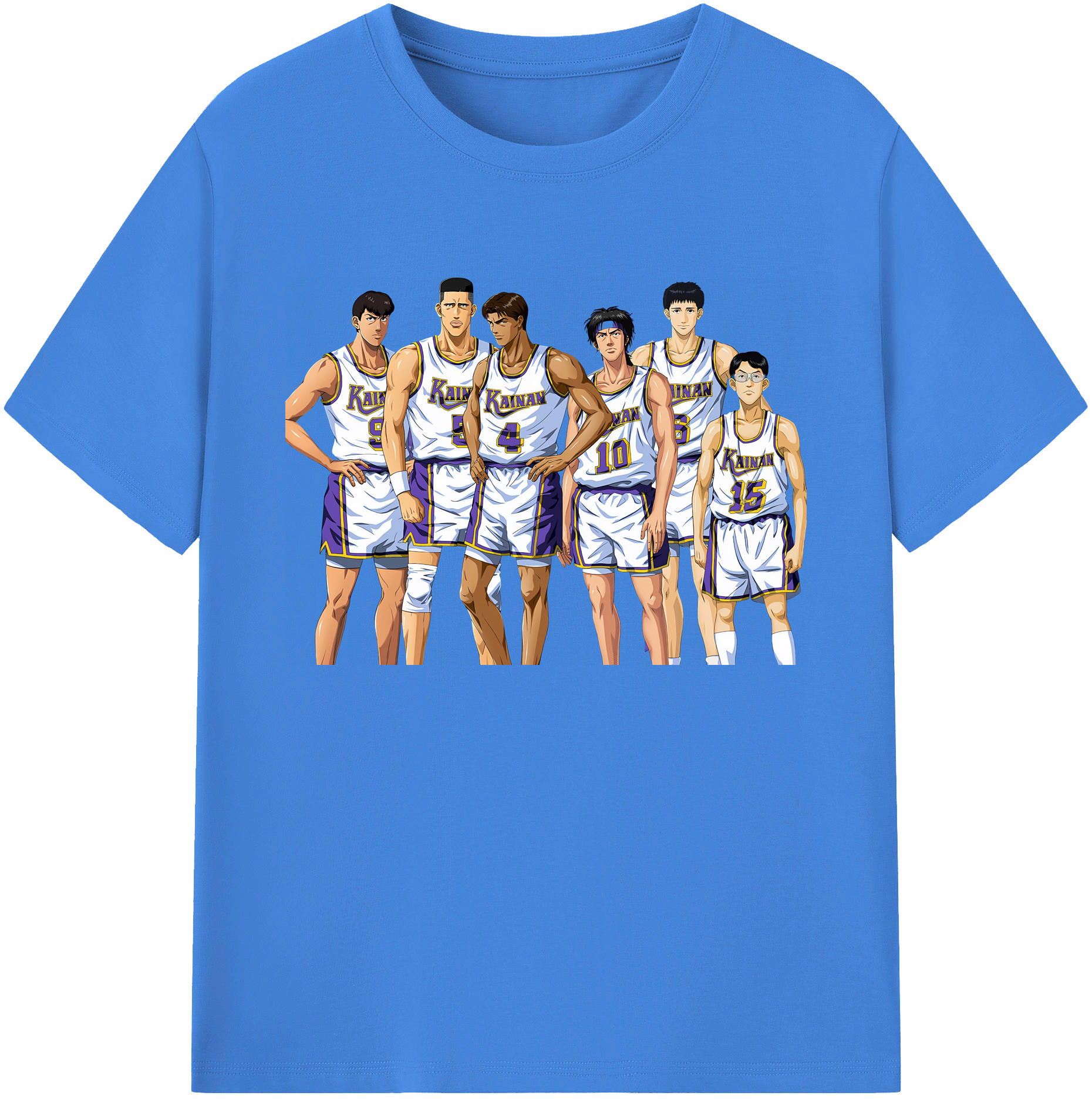 （画像用） SLAM DUNK／スラムダンク 綿100％ メンズ半袖Tシャツ｜肌触りやわらか＆通気性