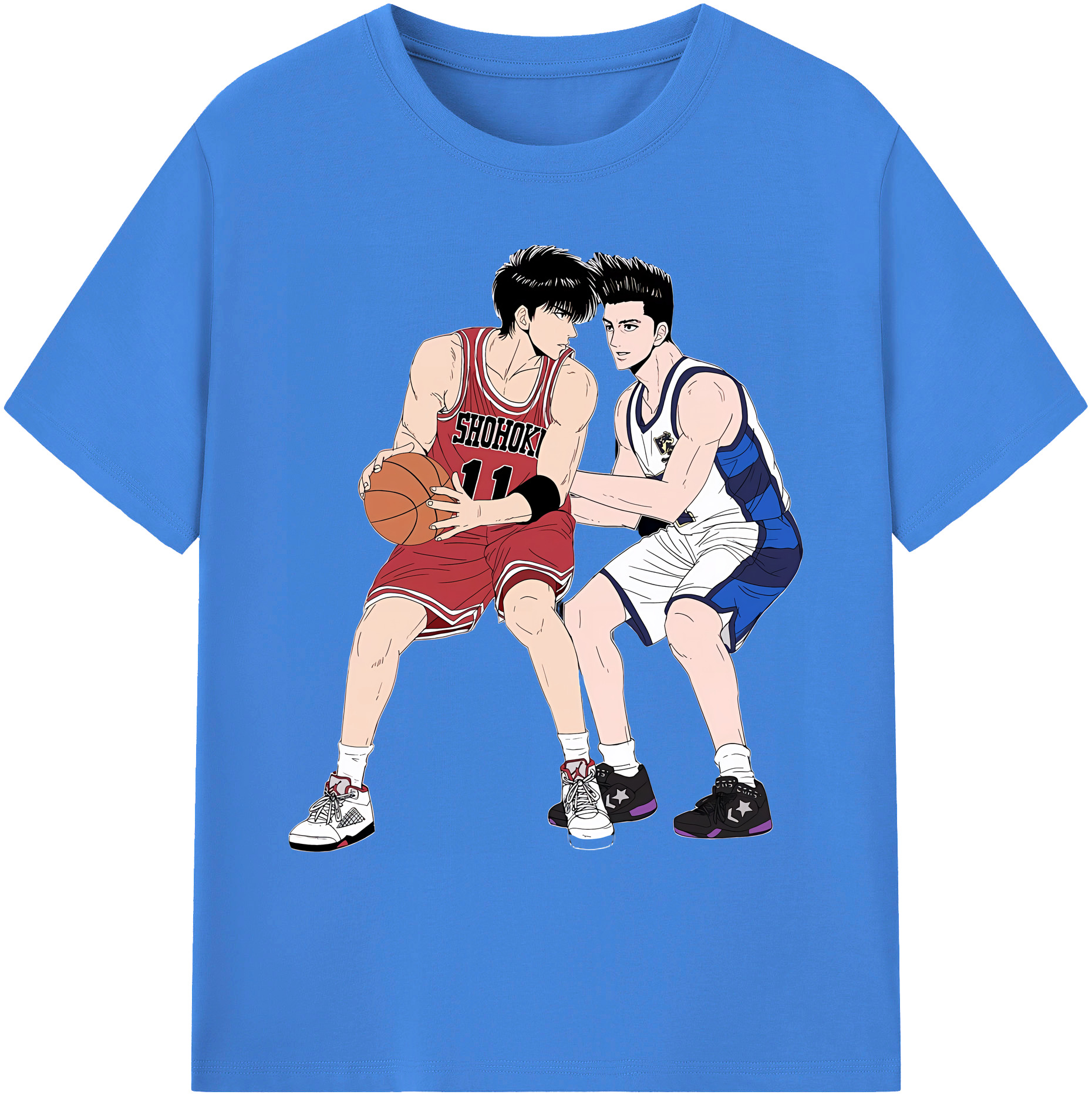 （画像用） SLAM DUNK／スラムダンク 綿100％ メンズ半袖Tシャツ｜肌触りやわらか＆通気性