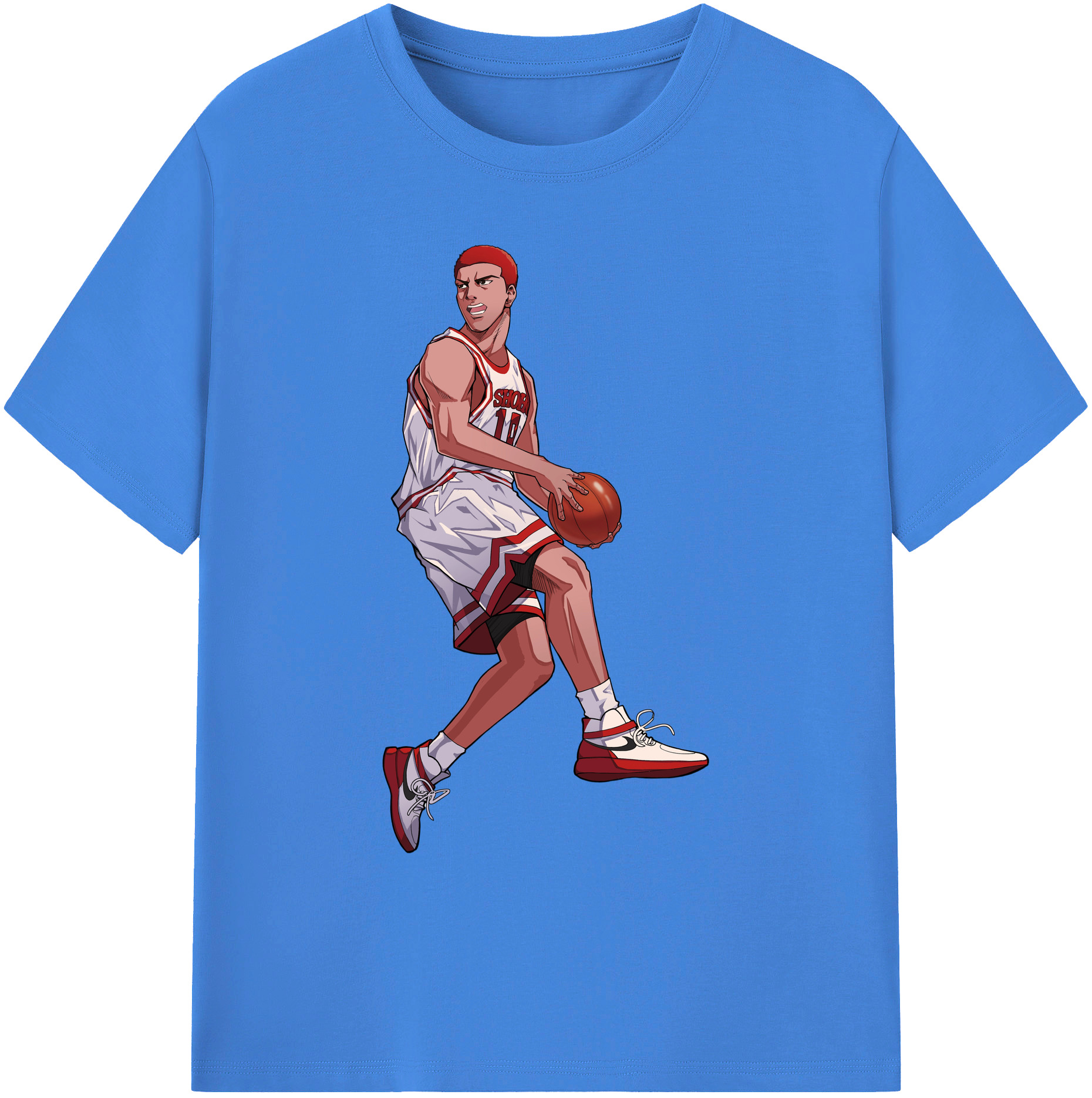 （画像用） SLAM DUNK／スラムダンク 綿100％ メンズ半袖Tシャツ｜肌触りやわらか＆通気性