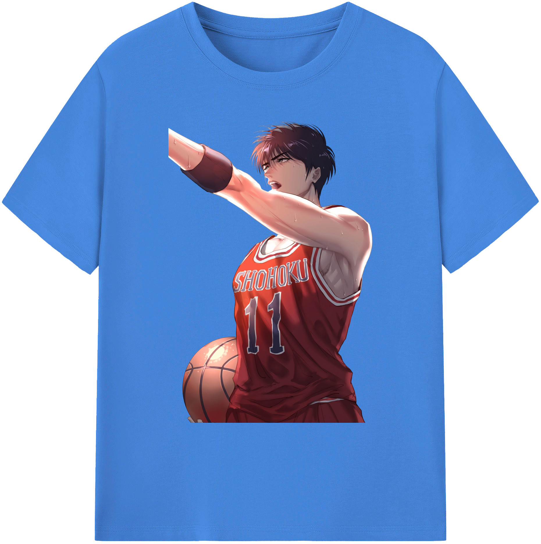 （画像用） SLAM DUNK／スラムダンク 綿100％ メンズ半袖Tシャツ｜肌触りやわらか＆通気性