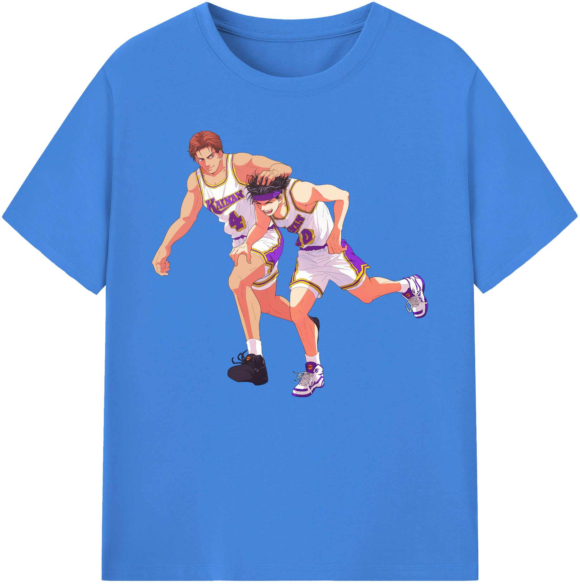 （画像用） SLAM DUNK／スラムダンク 綿100％ メンズ半袖Tシャツ｜肌触りやわらか＆通気性