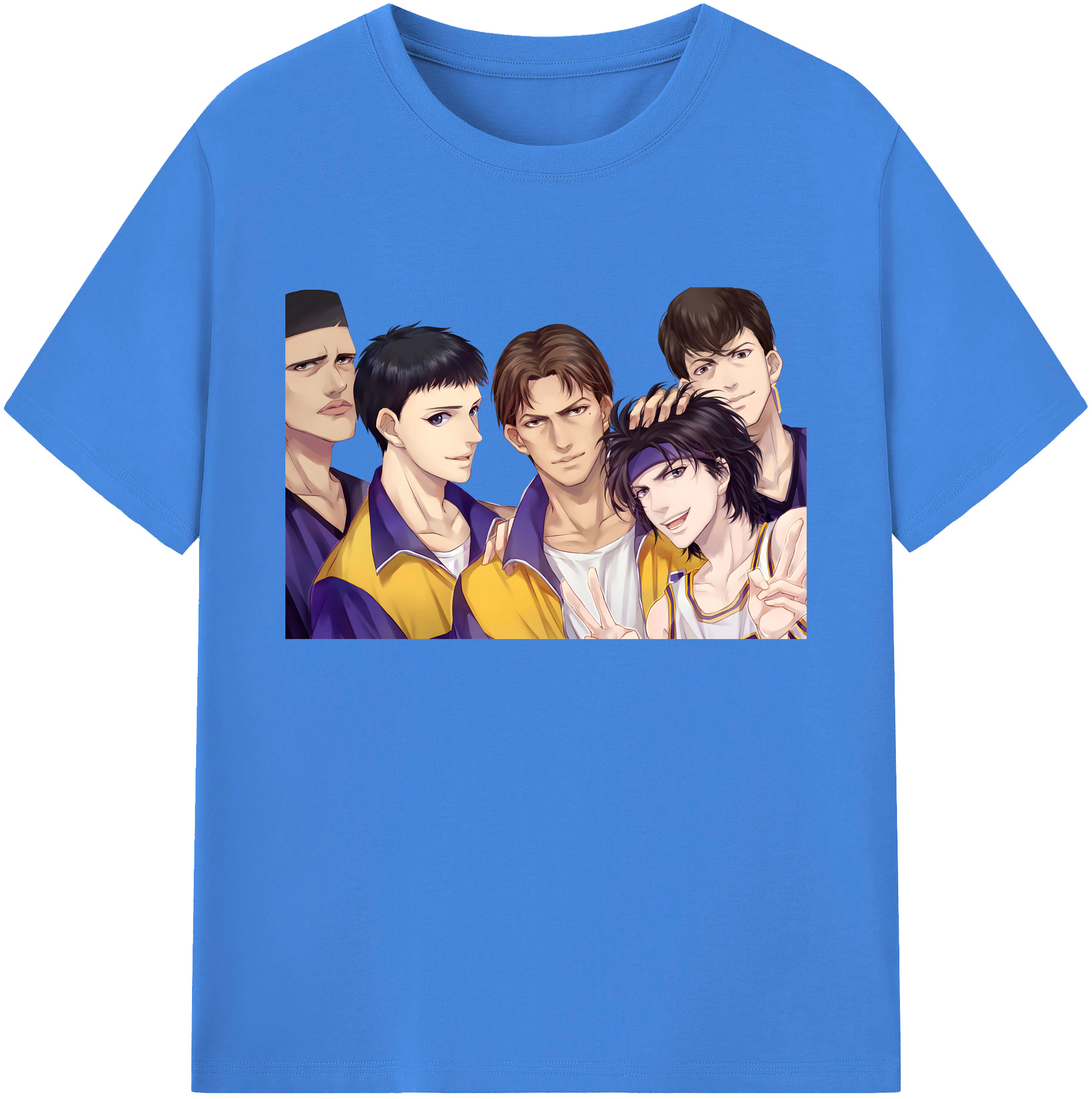 （画像用） SLAM DUNK／スラムダンク 綿100％ メンズ半袖Tシャツ｜肌触りやわらか＆通気性