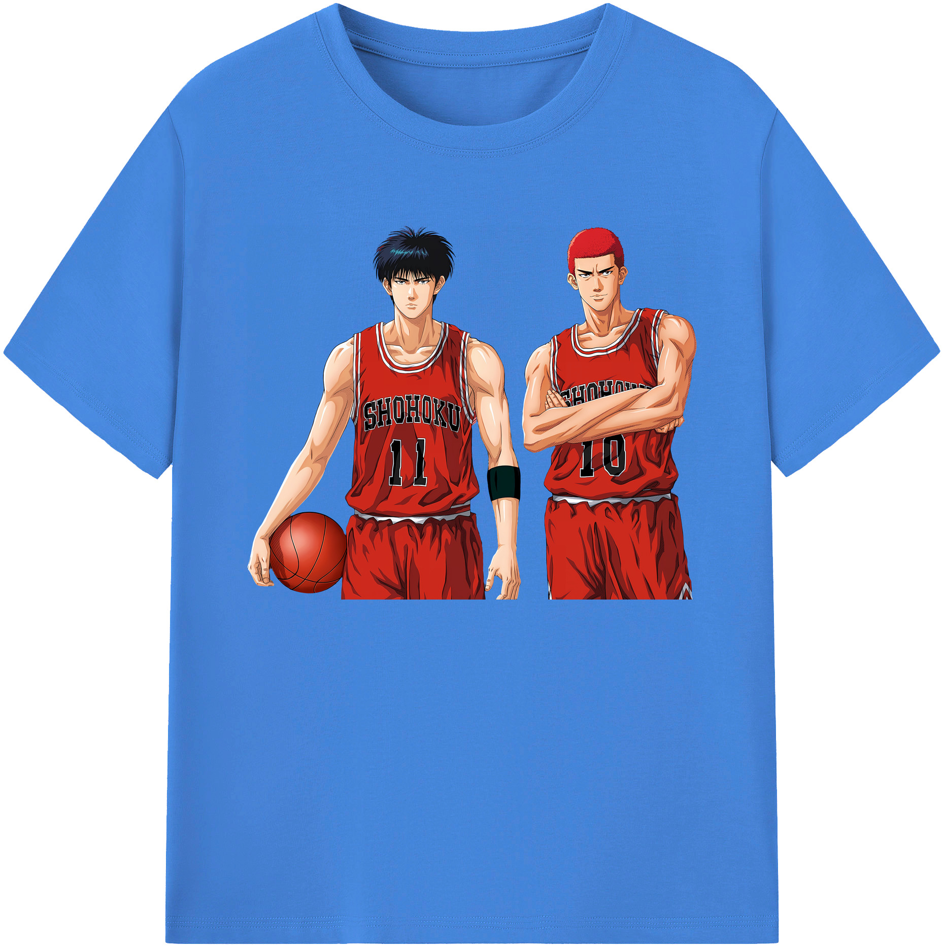 （画像用） SLAM DUNK／スラムダンク 綿100％ メンズ半袖Tシャツ｜肌触りやわらか＆通気性