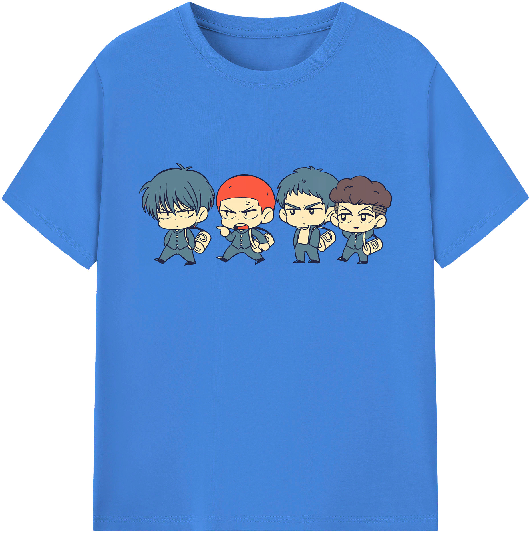（画像用） SLAM DUNK／スラムダンク 綿100％ メンズ半袖Tシャツ｜肌触りやわらか＆通気性