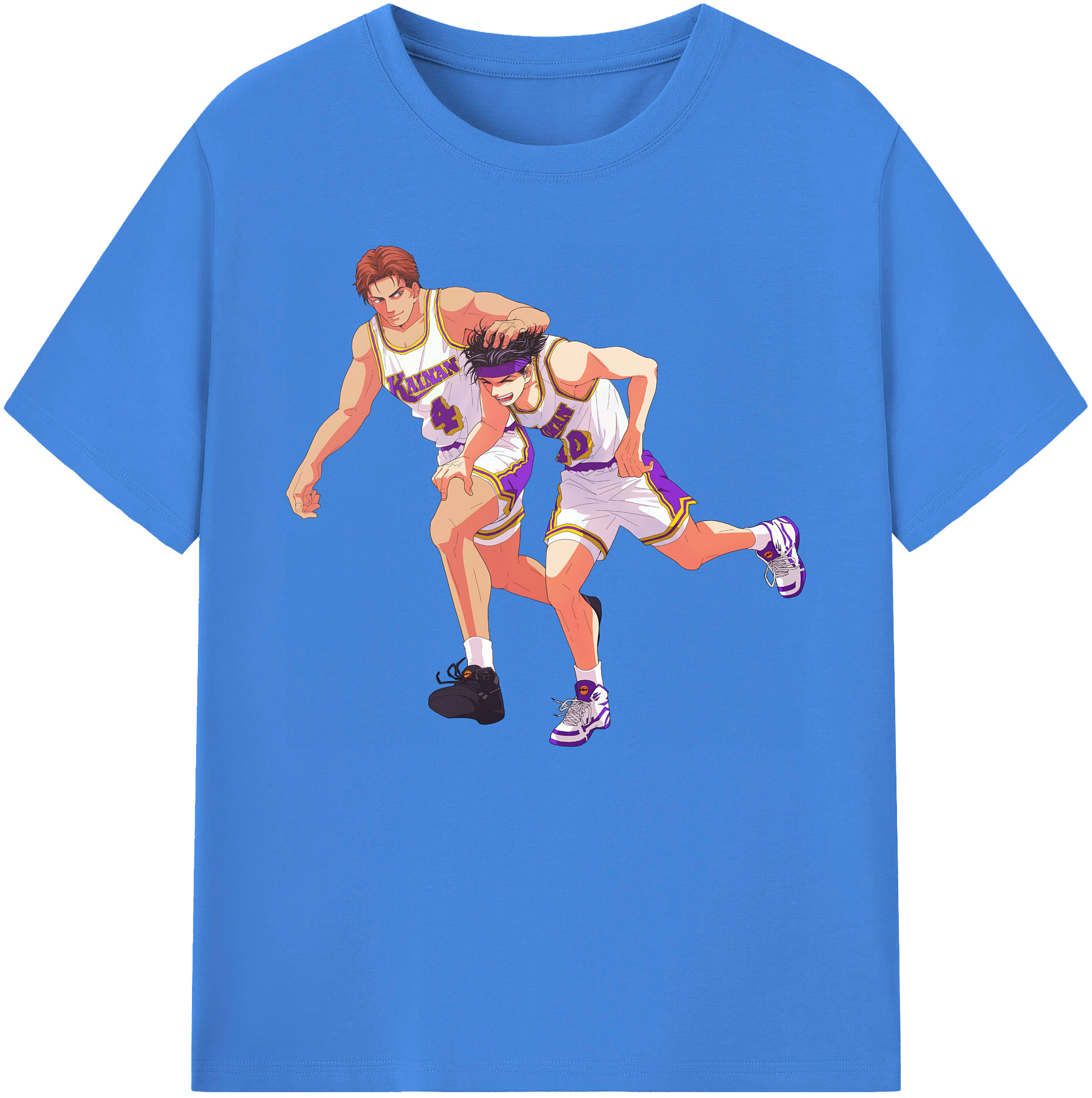 （画像用） SLAM DUNK／スラムダンク 綿100％ メンズ半袖Tシャツ｜肌触りやわらか＆通気性