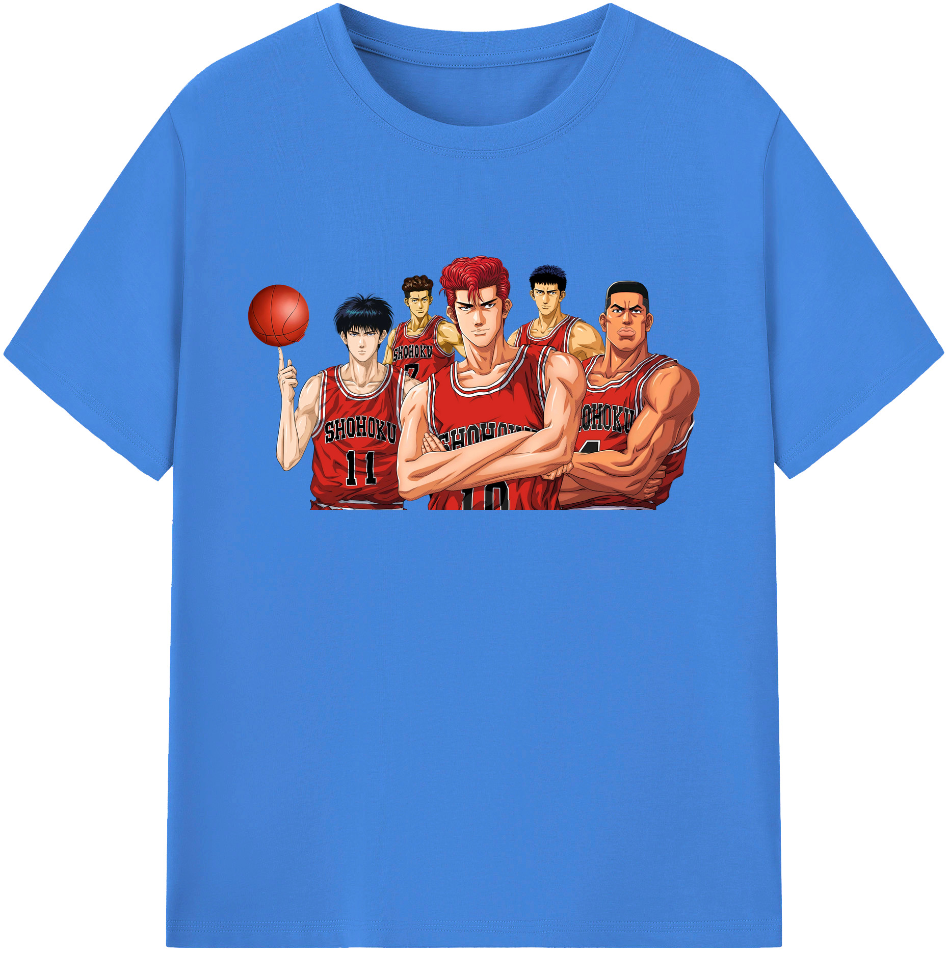 （画像用） SLAM DUNK／スラムダンク 綿100％ メンズ半袖Tシャツ｜肌触りやわらか＆通気性