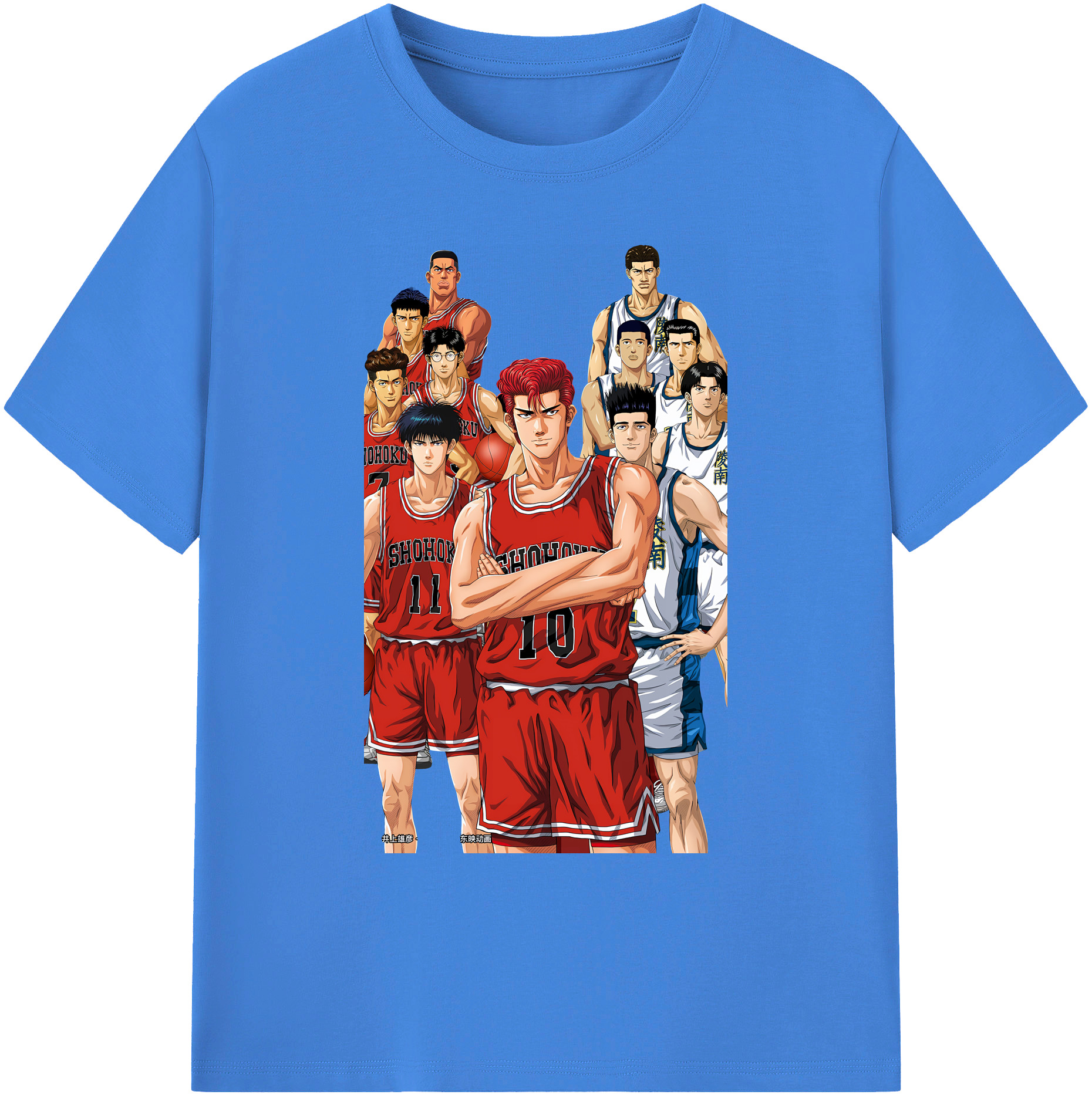 （画像用） SLAM DUNK／スラムダンク 綿100％ メンズ半袖Tシャツ｜肌触りやわらか＆通気性