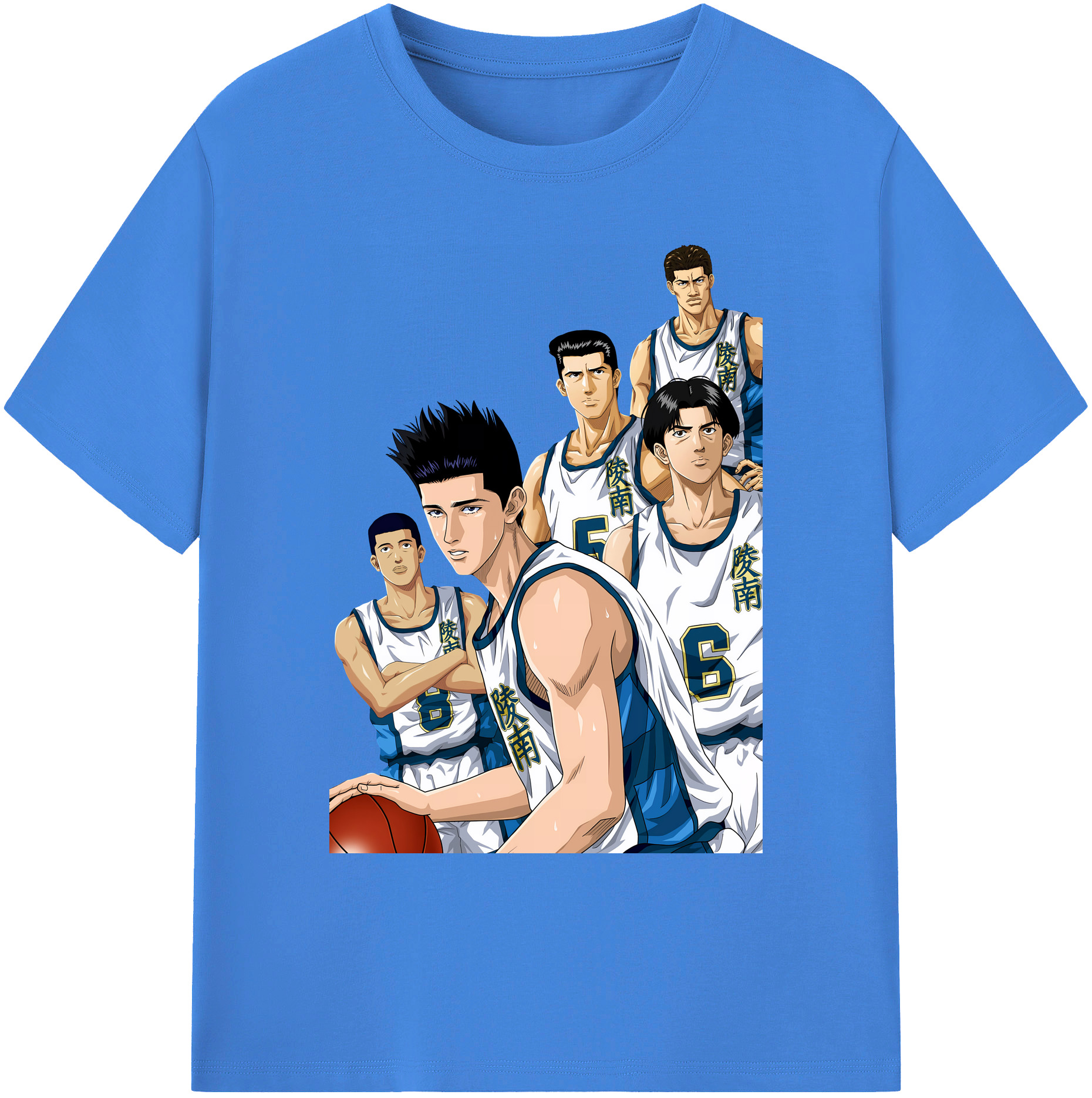 （画像用） SLAM DUNK／スラムダンク 綿100％ メンズ半袖Tシャツ｜肌触りやわらか＆通気性