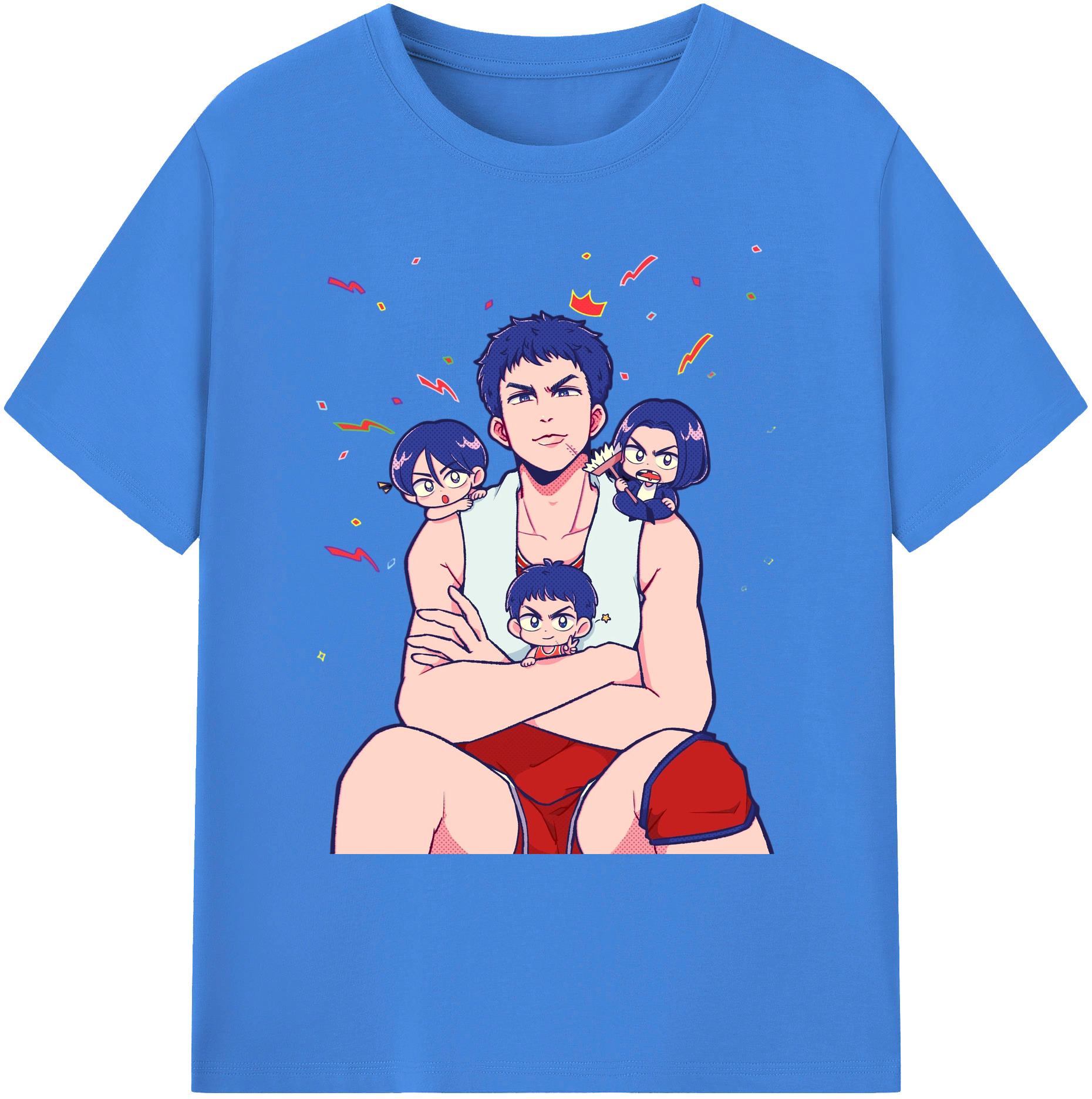 （画像用） SLAM DUNK／スラムダンク 綿100％ メンズ半袖Tシャツ｜肌触りやわらか＆通気性
