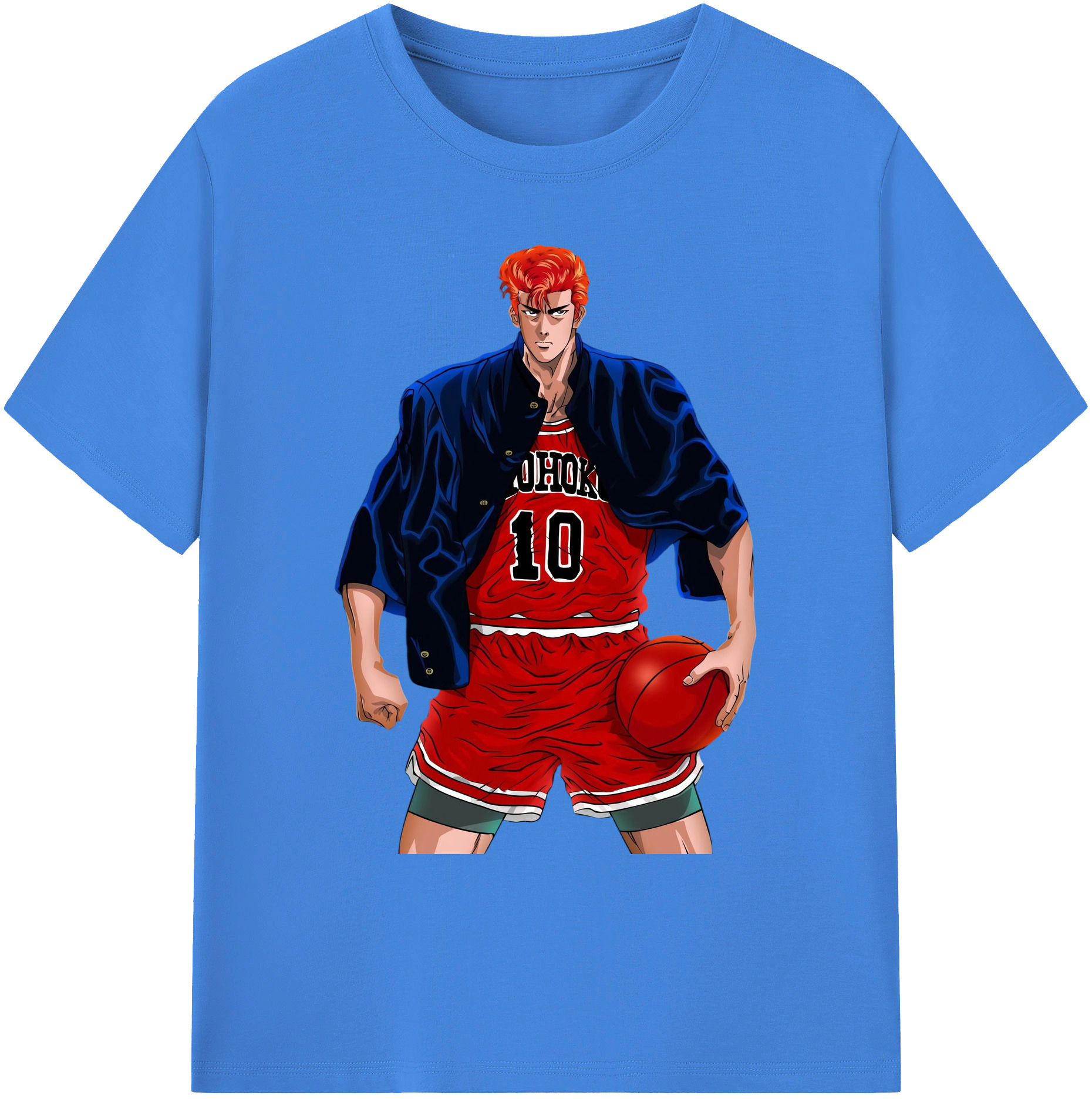 （画像用） SLAM DUNK／スラムダンク 綿100％ メンズ半袖Tシャツ｜肌触りやわらか＆通気性