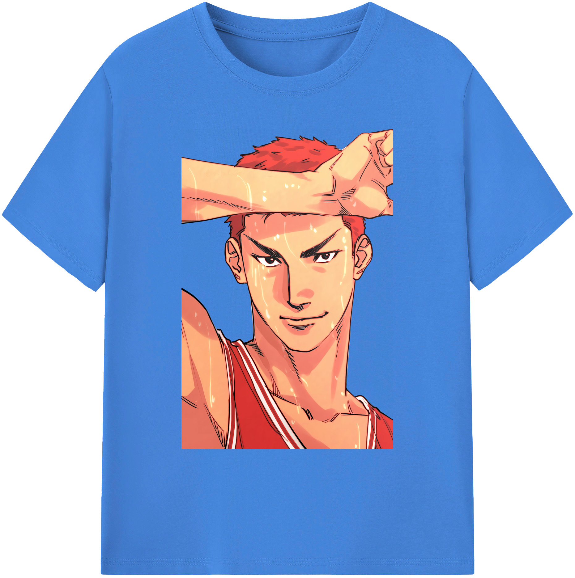 （画像用） SLAM DUNK／スラムダンク 綿100％ メンズ半袖Tシャツ｜肌触りやわらか＆通気性