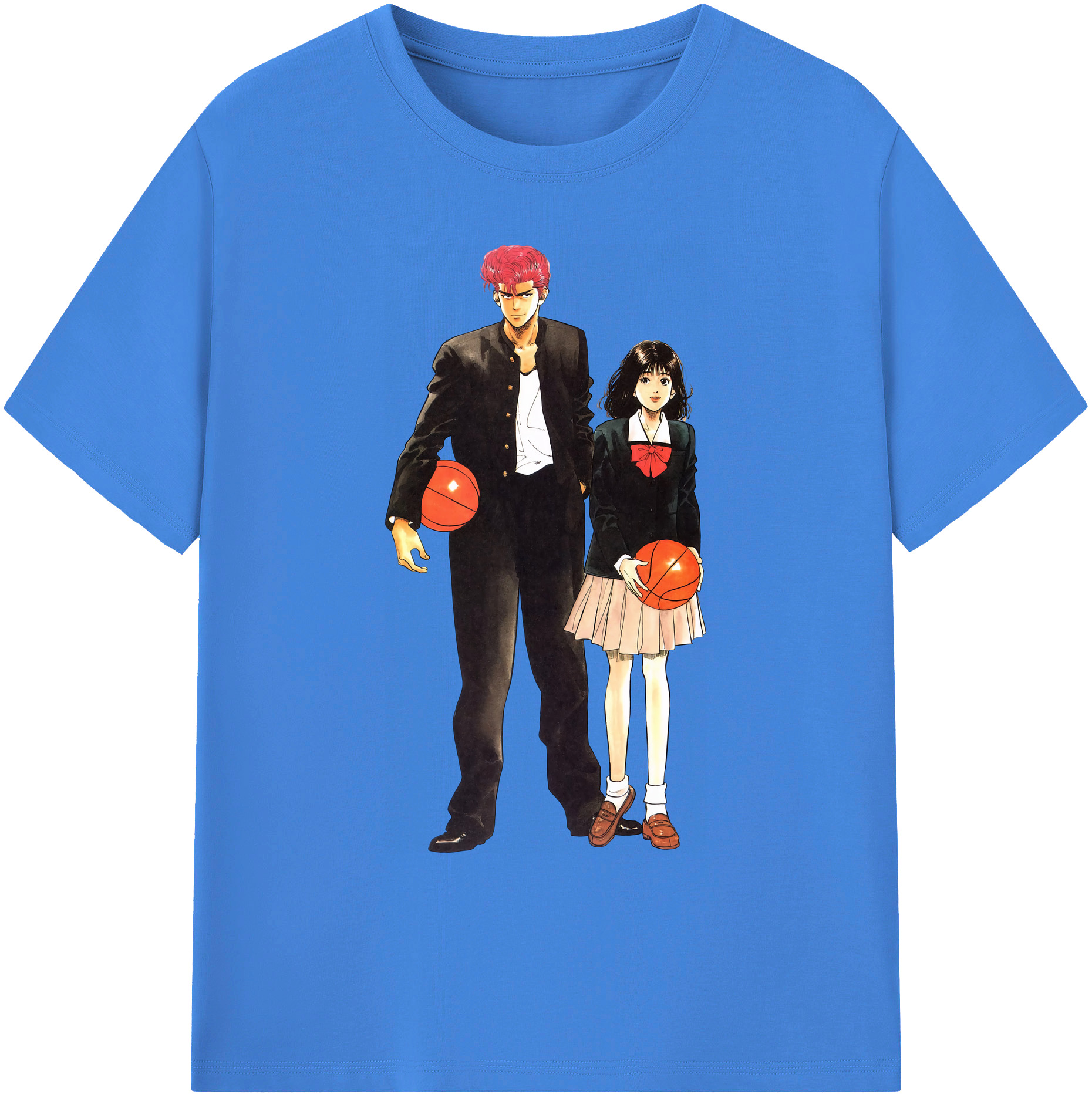 （画像用） SLAM DUNK／スラムダンク 綿100％ メンズ半袖Tシャツ｜肌触りやわらか＆通気性