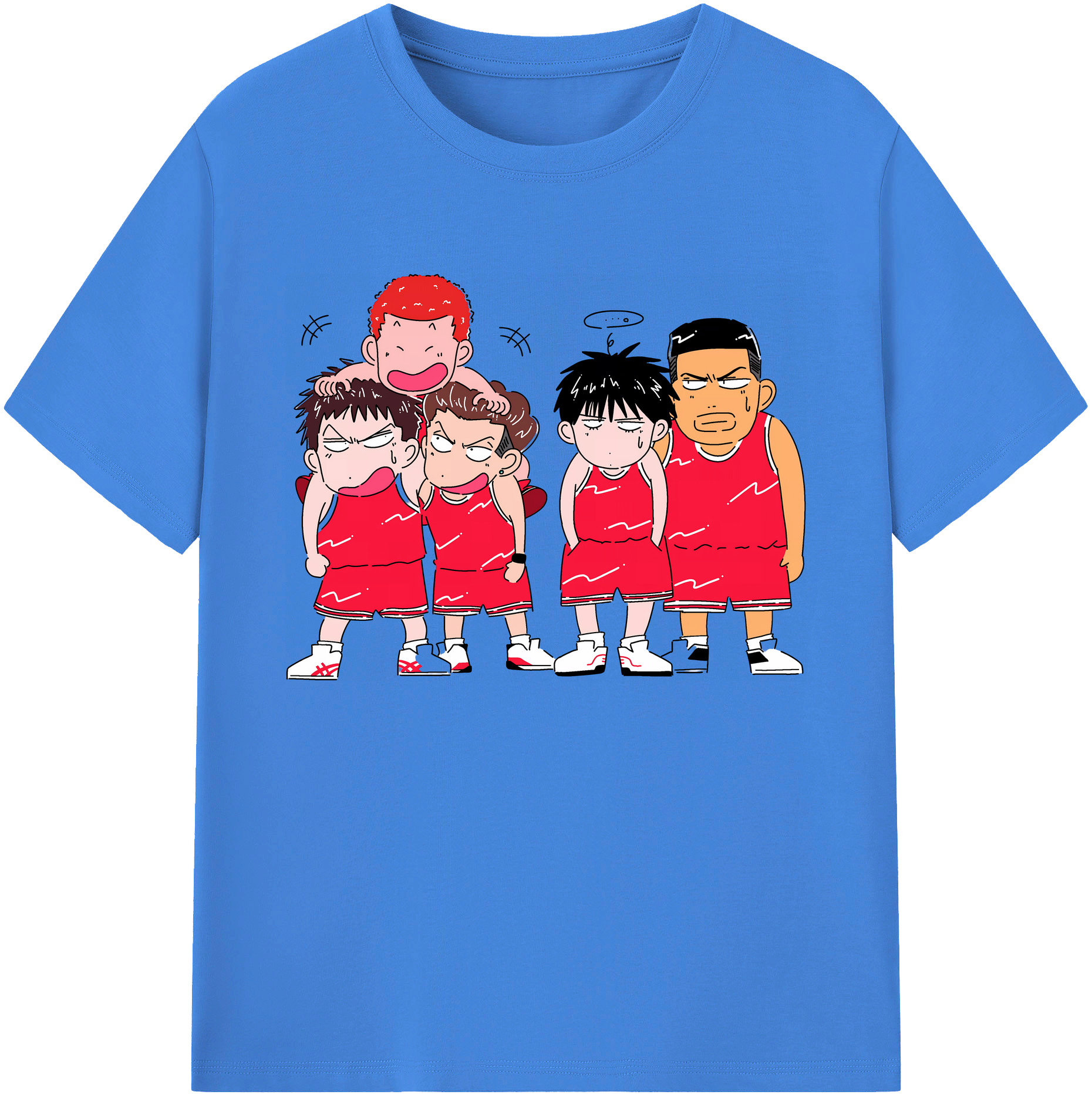 （画像用） SLAM DUNK／スラムダンク 綿100％ メンズ半袖Tシャツ｜肌触りやわらか＆通気性