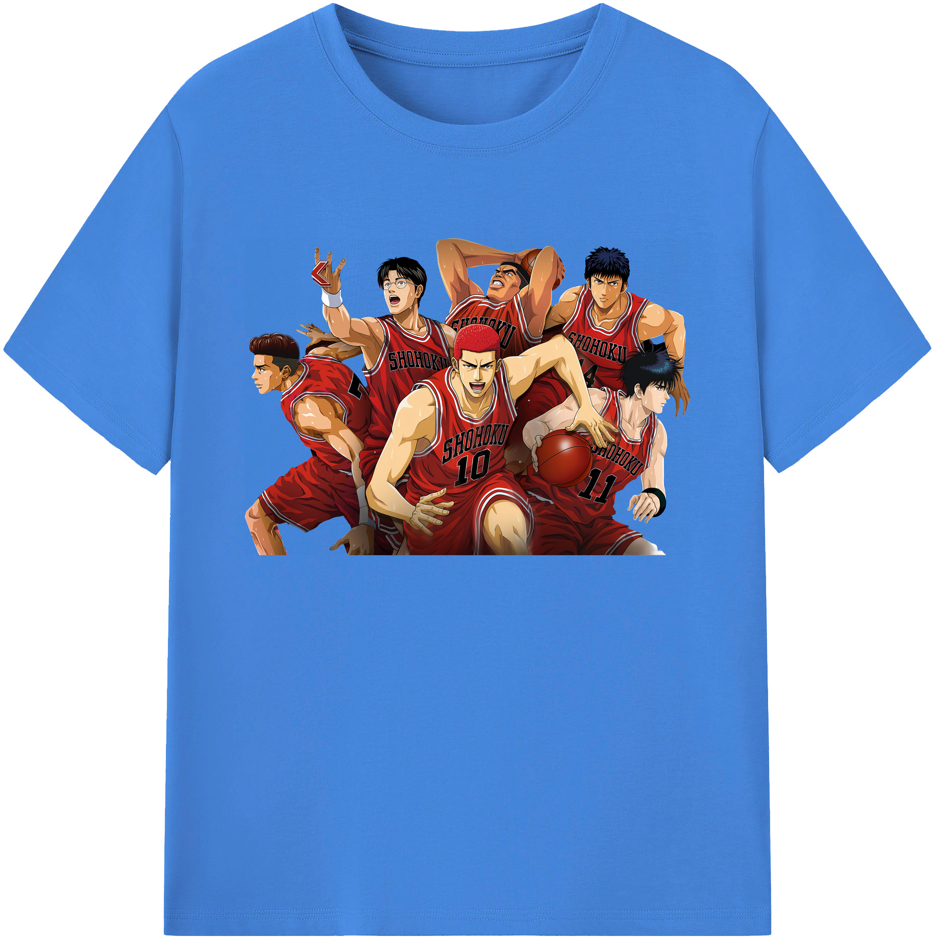 （画像用） SLAM DUNK／スラムダンク 綿100％ メンズ半袖Tシャツ｜肌触りやわらか＆通気性