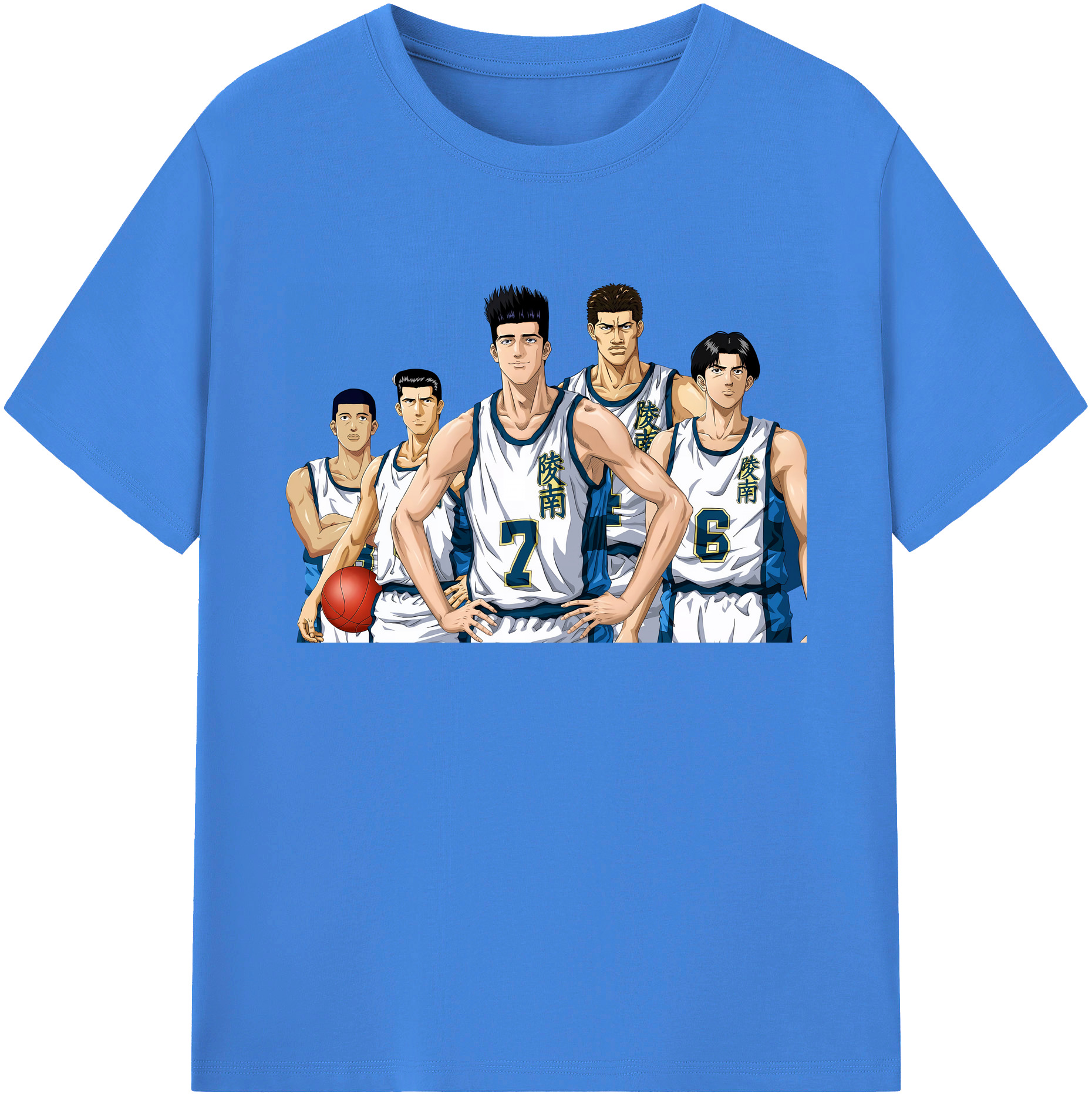 （画像用） SLAM DUNK／スラムダンク 綿100％ メンズ半袖Tシャツ｜肌触りやわらか＆通気性