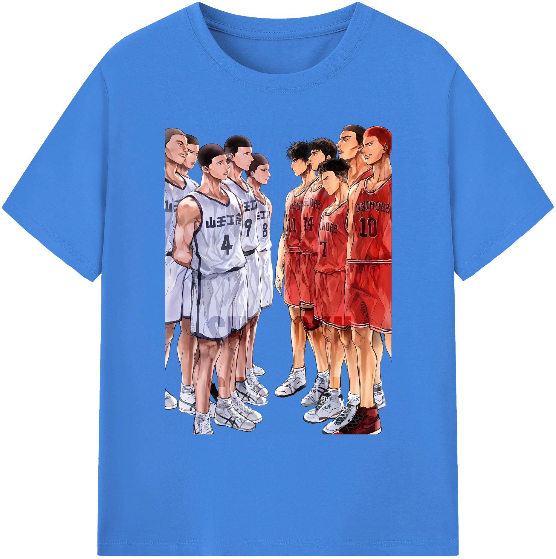 （画像用） SLAM DUNK／スラムダンク 綿100％ メンズ半袖Tシャツ｜肌触りやわらか＆通気性
