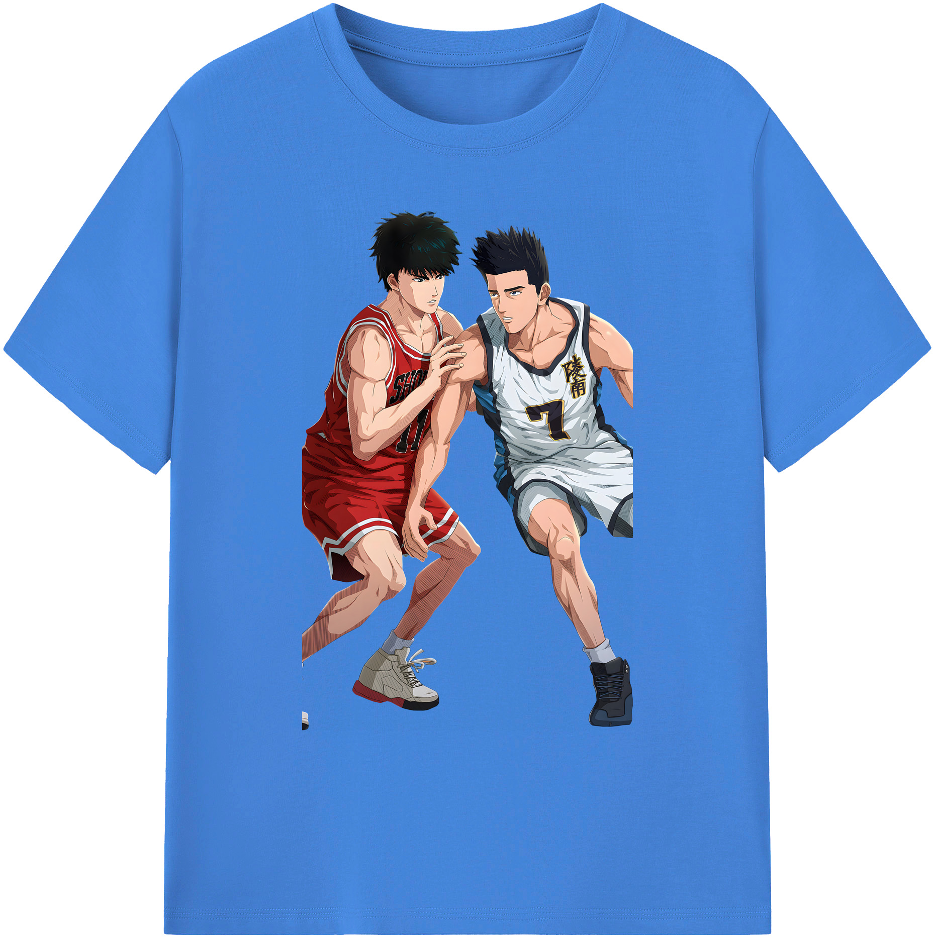 （画像用） SLAM DUNK／スラムダンク 綿100％ メンズ半袖Tシャツ｜肌触りやわらか＆通気性