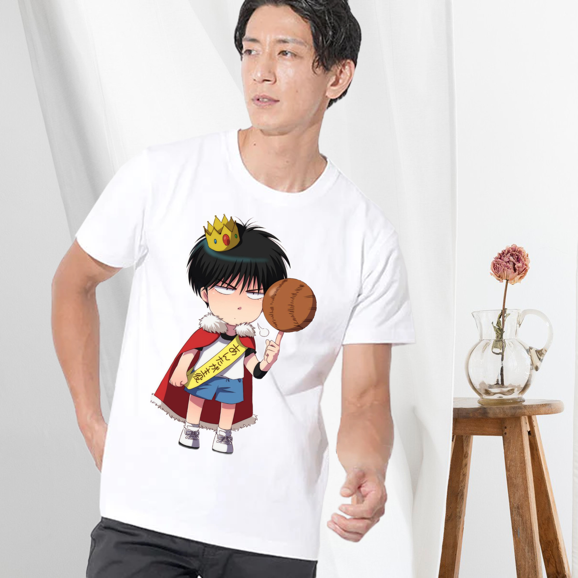 SLAM DUNK／スラムダンク 綿100％ メンズ半袖Tシャツ｜肌触りやわらか＆通気性