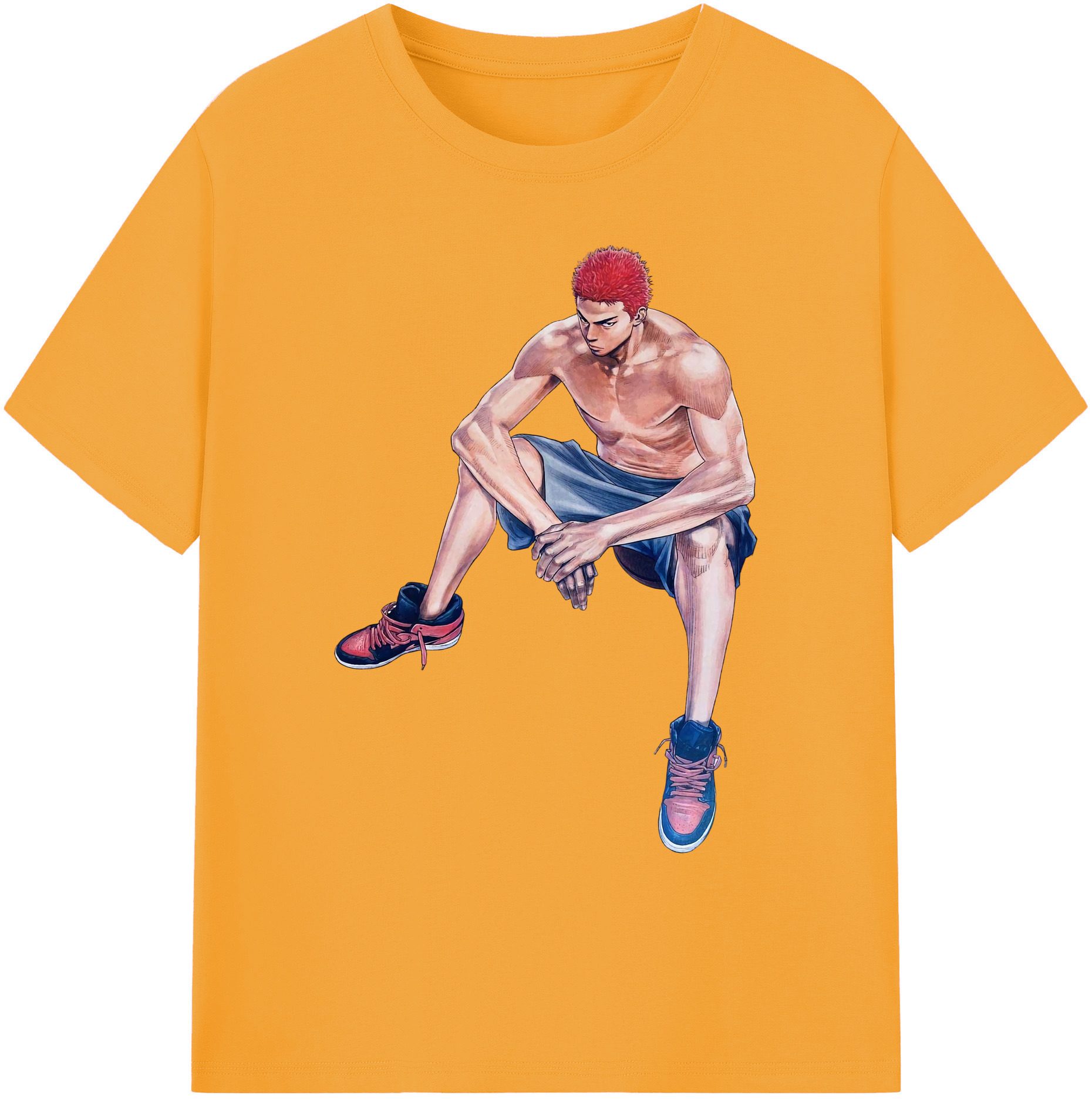 （画像用） SLAM DUNK／スラムダンク 綿100％ メンズ半袖Tシャツ｜肌触りやわらか＆通気性