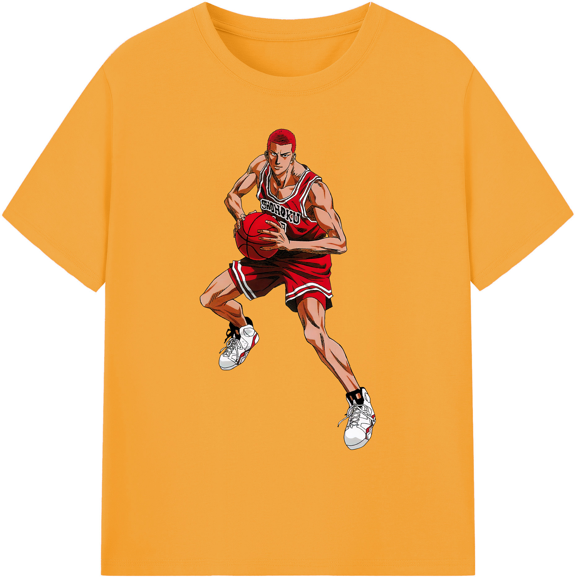 （画像用） SLAM DUNK／スラムダンク 綿100％ メンズ半袖Tシャツ｜肌触りやわらか＆通気性