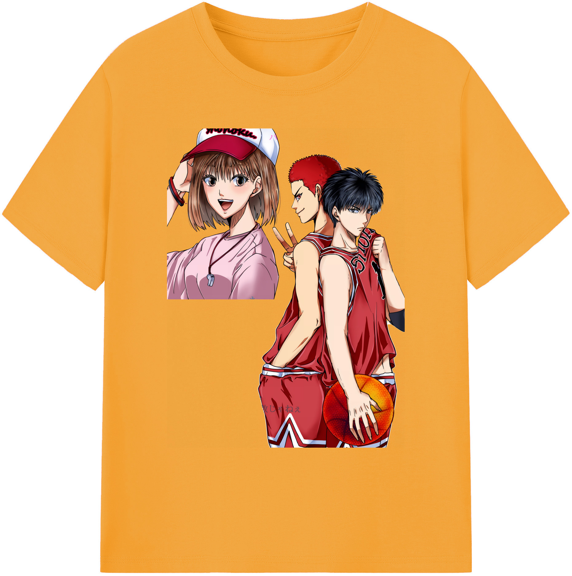 （画像用） SLAM DUNK／スラムダンク 綿100％ メンズ半袖Tシャツ｜肌触りやわらか＆通気性