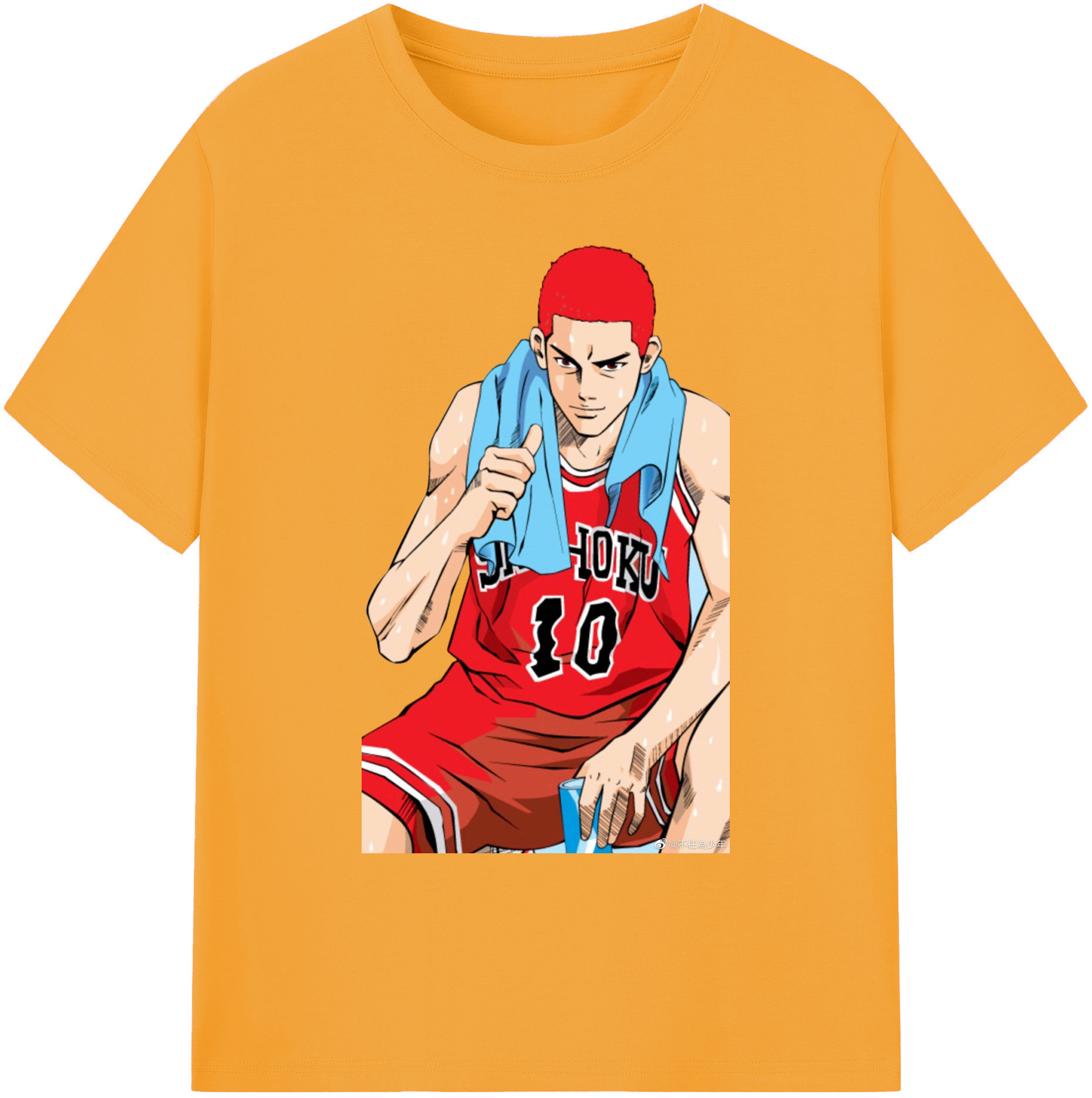 （画像用） SLAM DUNK／スラムダンク 綿100％ メンズ半袖Tシャツ｜肌触りやわらか＆通気性