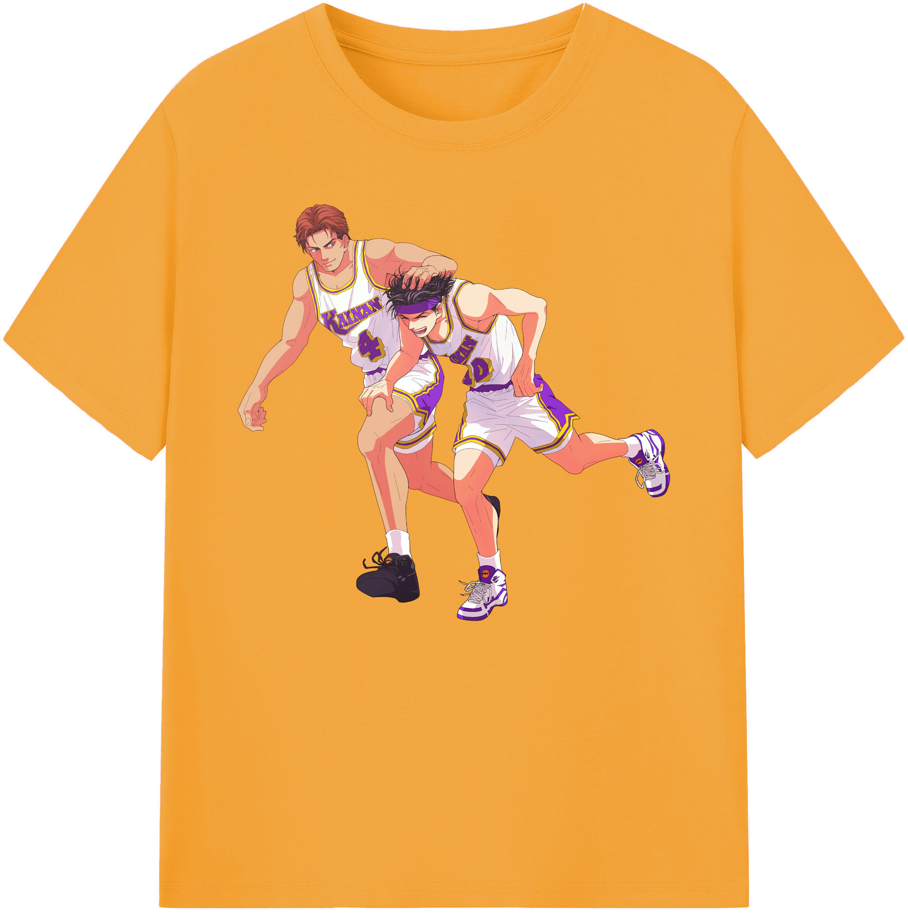 （画像用） SLAM DUNK／スラムダンク 綿100％ メンズ半袖Tシャツ｜肌触りやわらか＆通気性