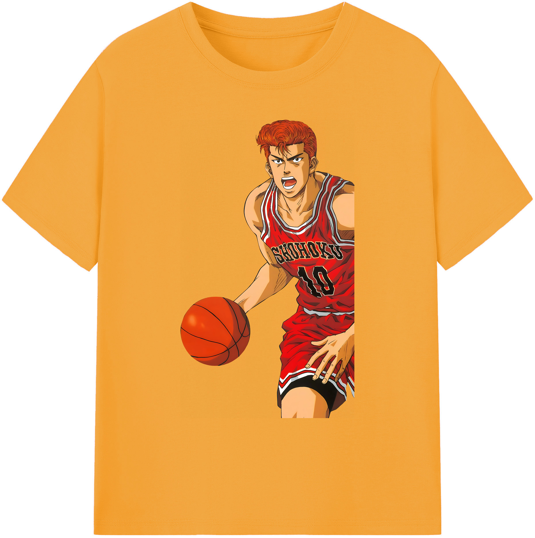 （画像用） SLAM DUNK／スラムダンク 綿100％ メンズ半袖Tシャツ｜肌触りやわらか＆通気性