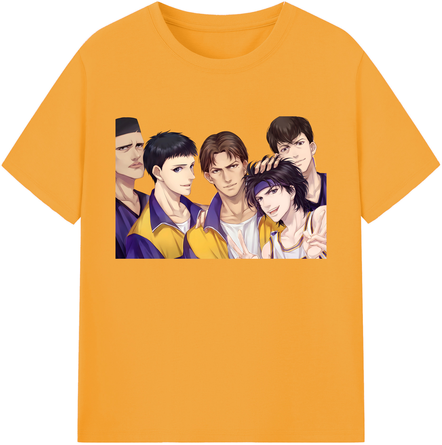 （画像用） SLAM DUNK／スラムダンク 綿100％ メンズ半袖Tシャツ｜肌触りやわらか＆通気性