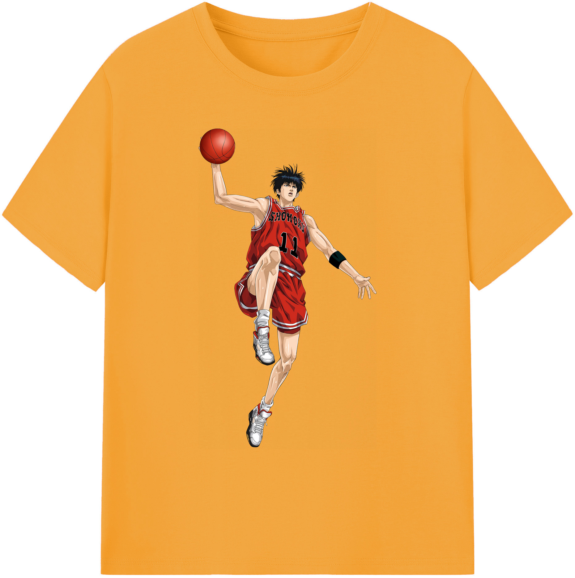 （画像用） SLAM DUNK／スラムダンク 綿100％ メンズ半袖Tシャツ｜肌触りやわらか＆通気性