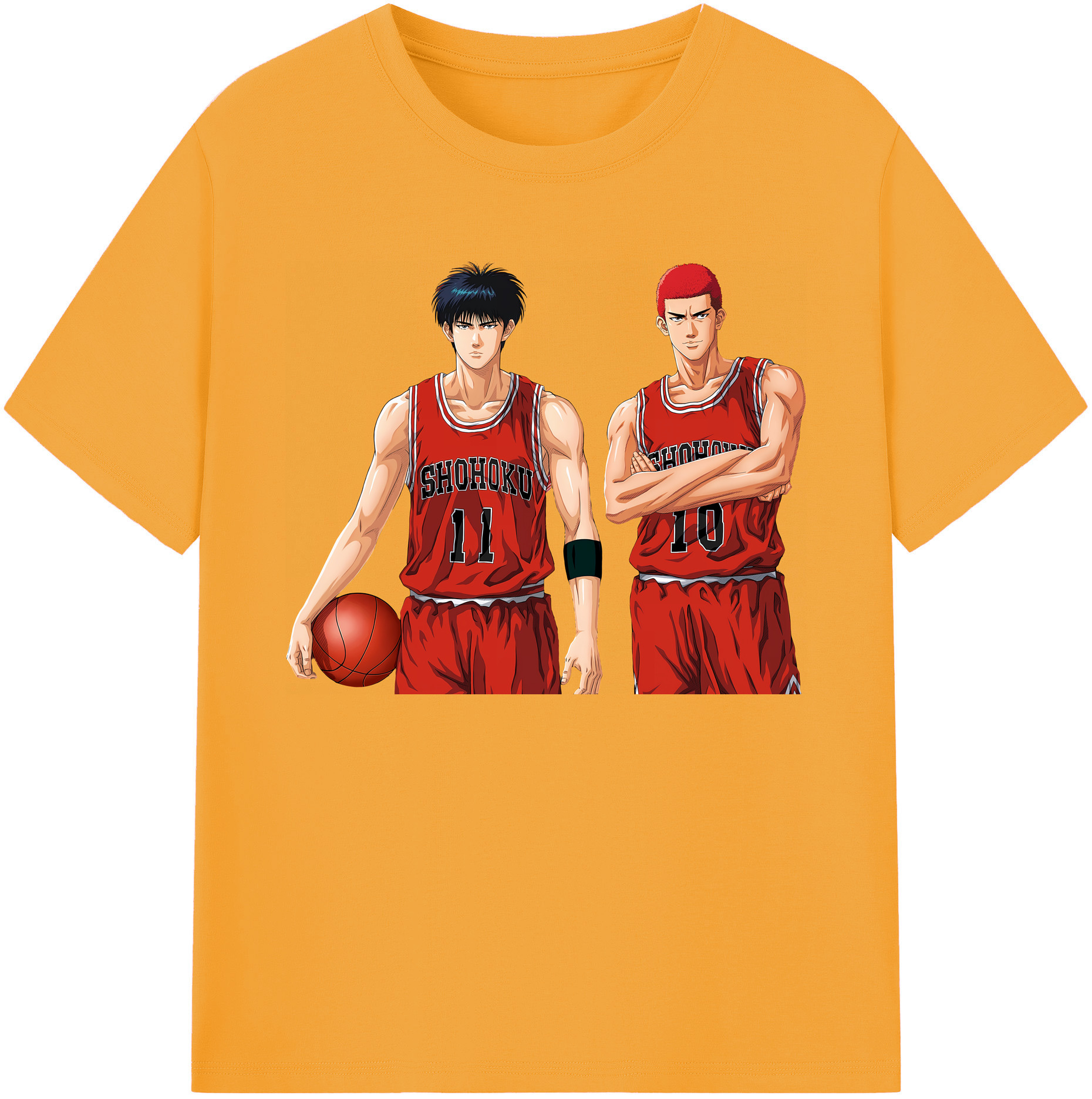 （画像用） SLAM DUNK／スラムダンク 綿100％ メンズ半袖Tシャツ｜肌触りやわらか＆通気性