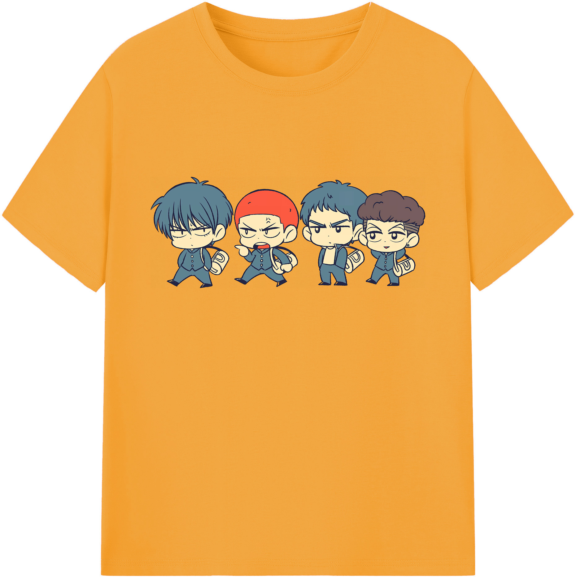 （画像用） SLAM DUNK／スラムダンク 綿100％ メンズ半袖Tシャツ｜肌触りやわらか＆通気性
