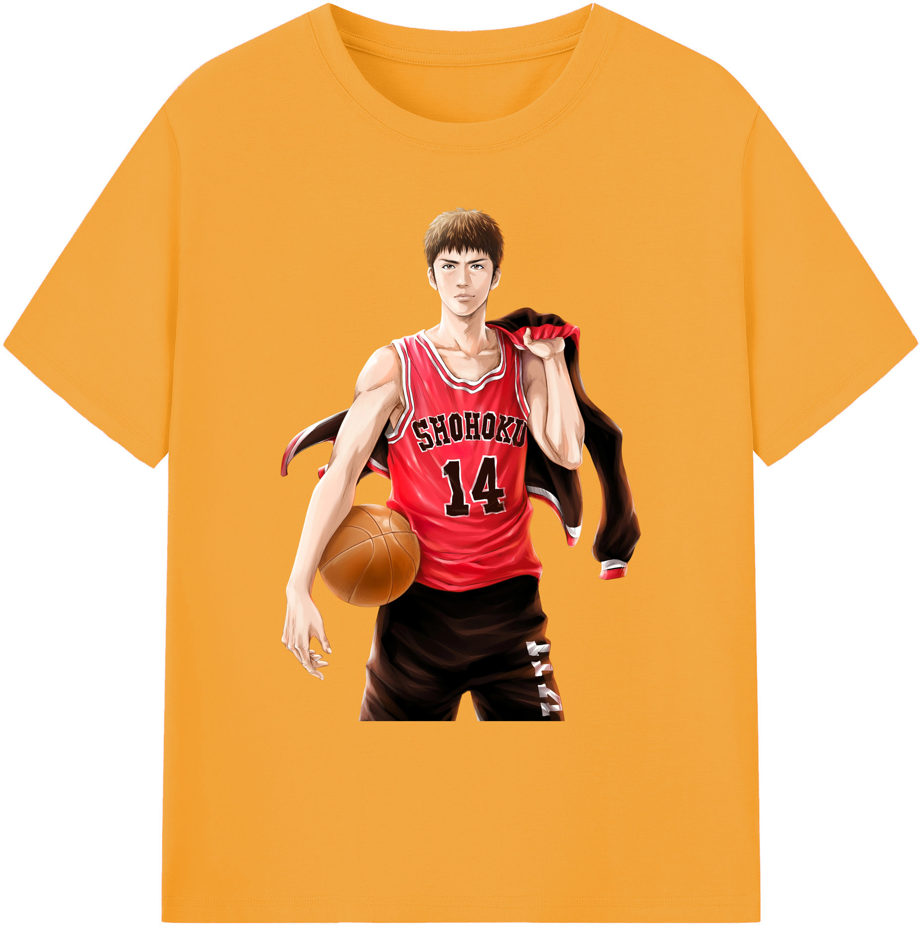 （画像用） SLAM DUNK／スラムダンク 綿100％ メンズ半袖Tシャツ｜肌触りやわらか＆通気性