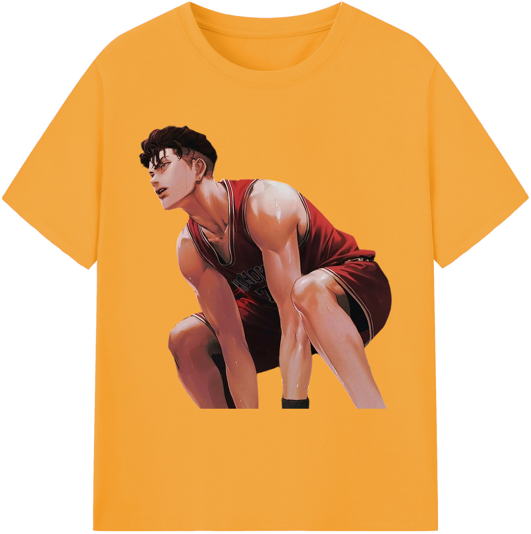 （画像用） SLAM DUNK／スラムダンク 綿100％ メンズ半袖Tシャツ｜肌触りやわらか＆通気性