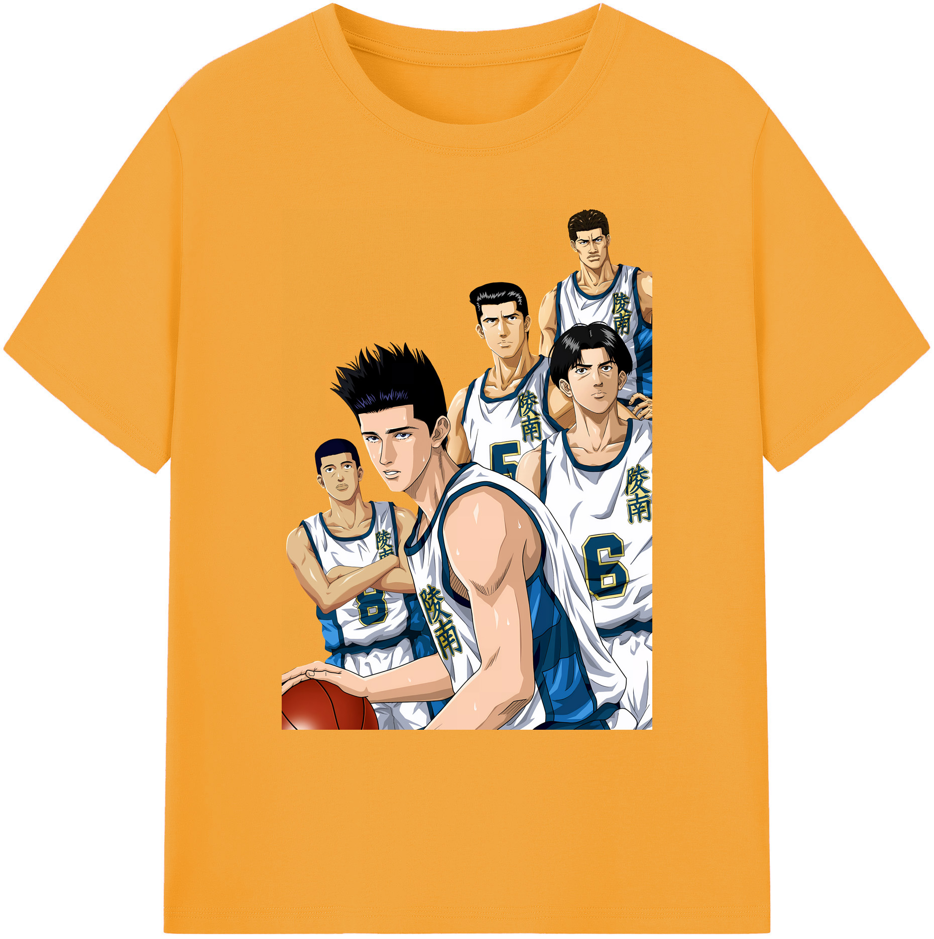 （画像用） SLAM DUNK／スラムダンク 綿100％ メンズ半袖Tシャツ｜肌触りやわらか＆通気性