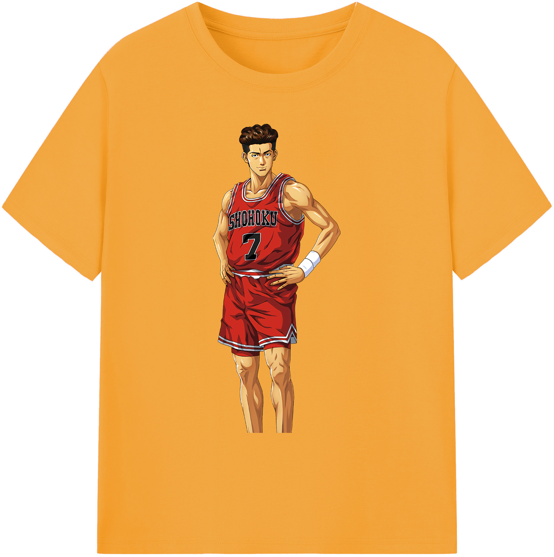 （画像用） SLAM DUNK／スラムダンク 綿100％ メンズ半袖Tシャツ｜肌触りやわらか＆通気性