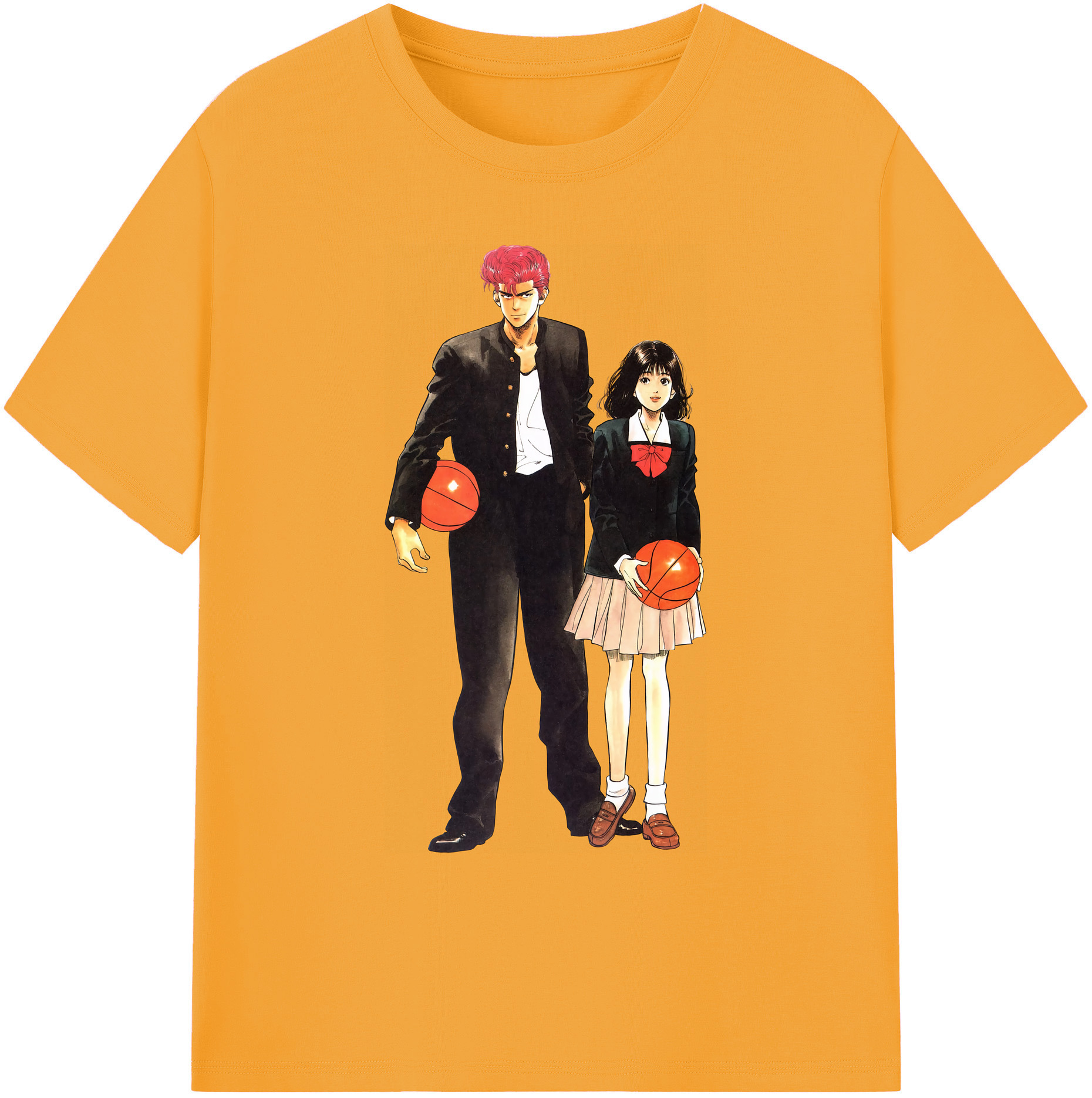 （画像用） SLAM DUNK／スラムダンク 綿100％ メンズ半袖Tシャツ｜肌触りやわらか＆通気性
