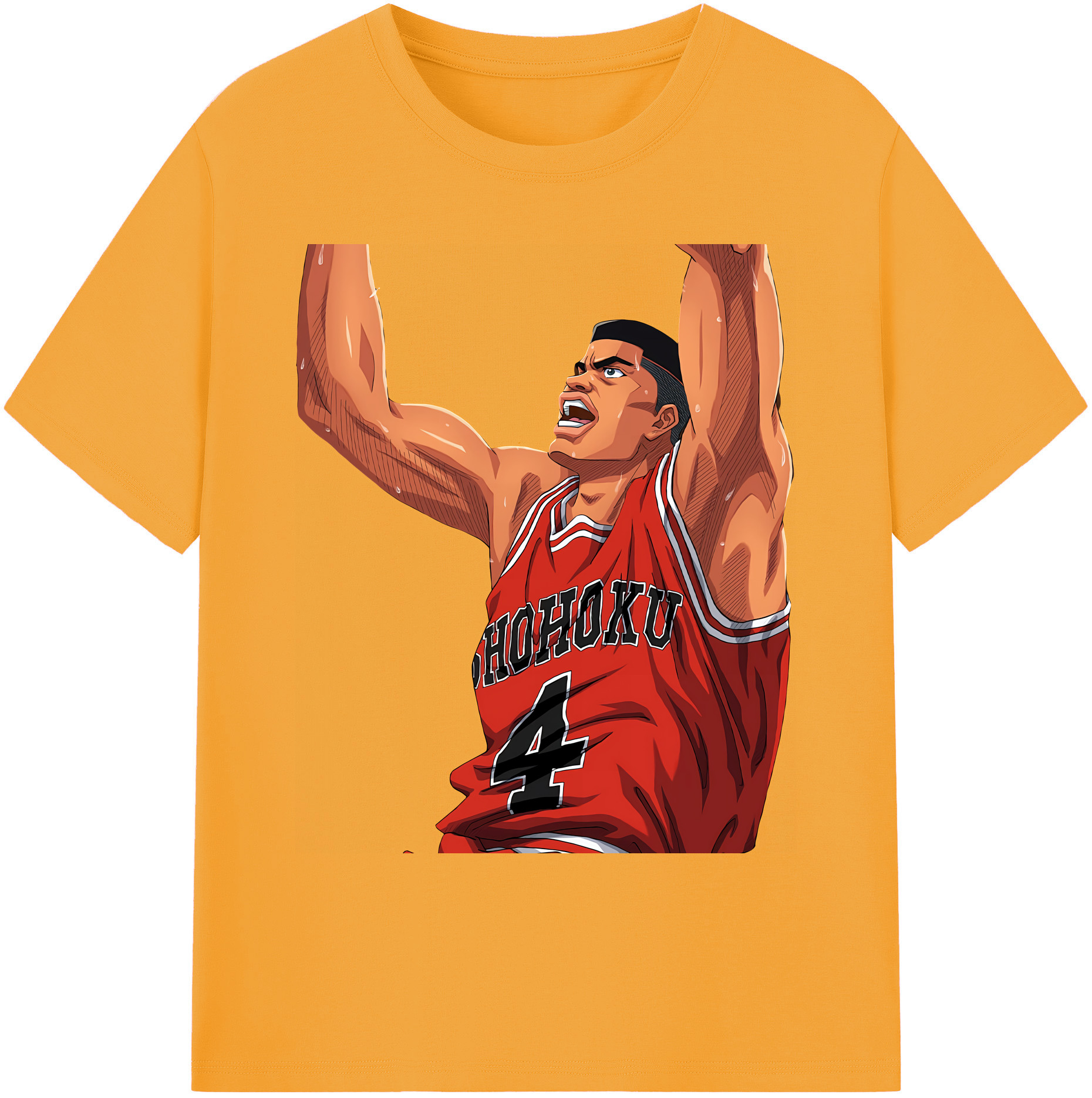 （画像用） SLAM DUNK／スラムダンク 綿100％ メンズ半袖Tシャツ｜肌触りやわらか＆通気性
