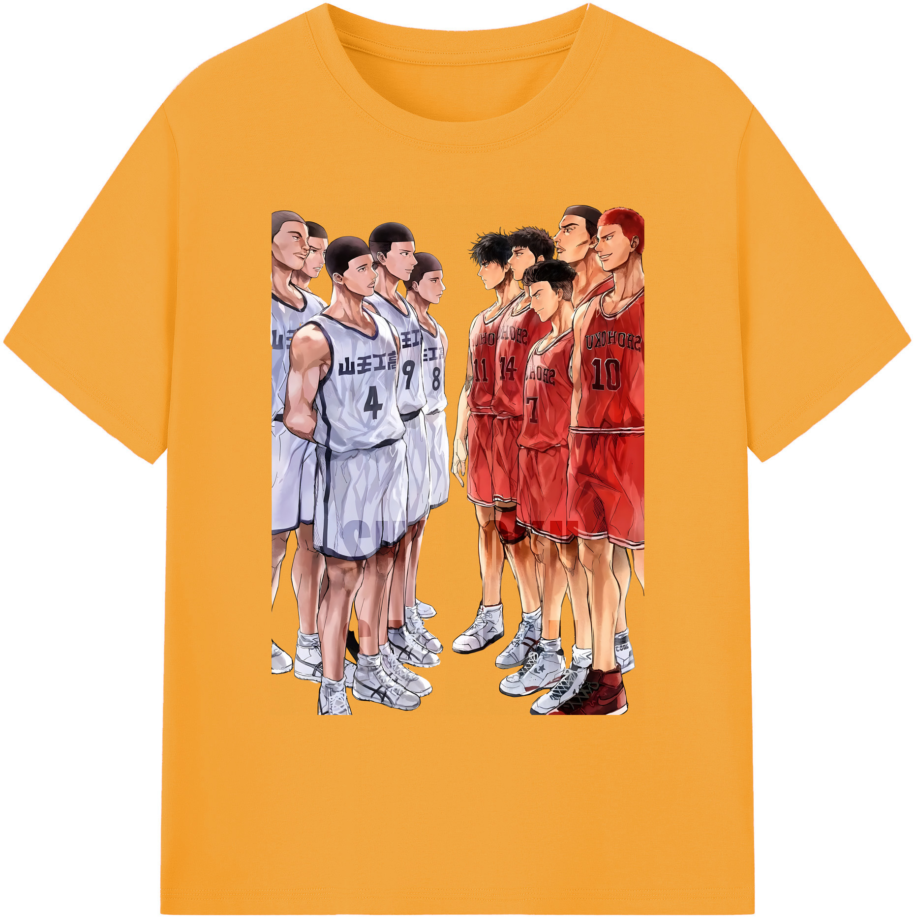 （画像用） SLAM DUNK／スラムダンク 綿100％ メンズ半袖Tシャツ｜肌触りやわらか＆通気性