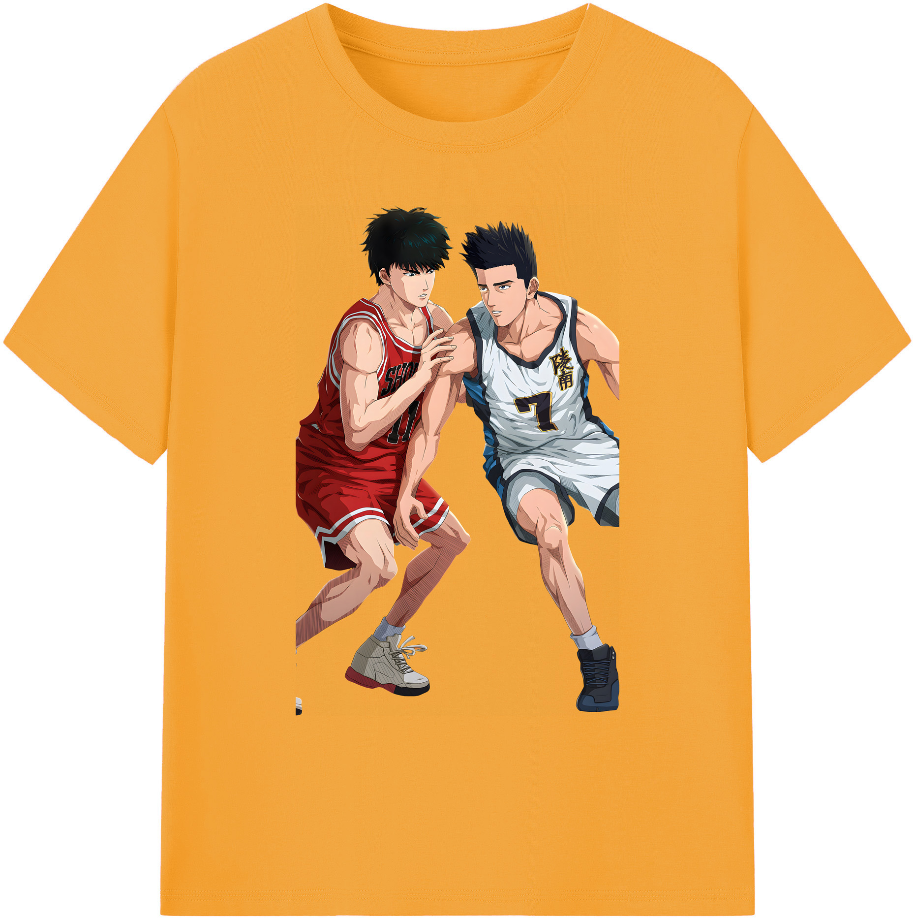 （画像用） SLAM DUNK／スラムダンク 綿100％ メンズ半袖Tシャツ｜肌触りやわらか＆通気性